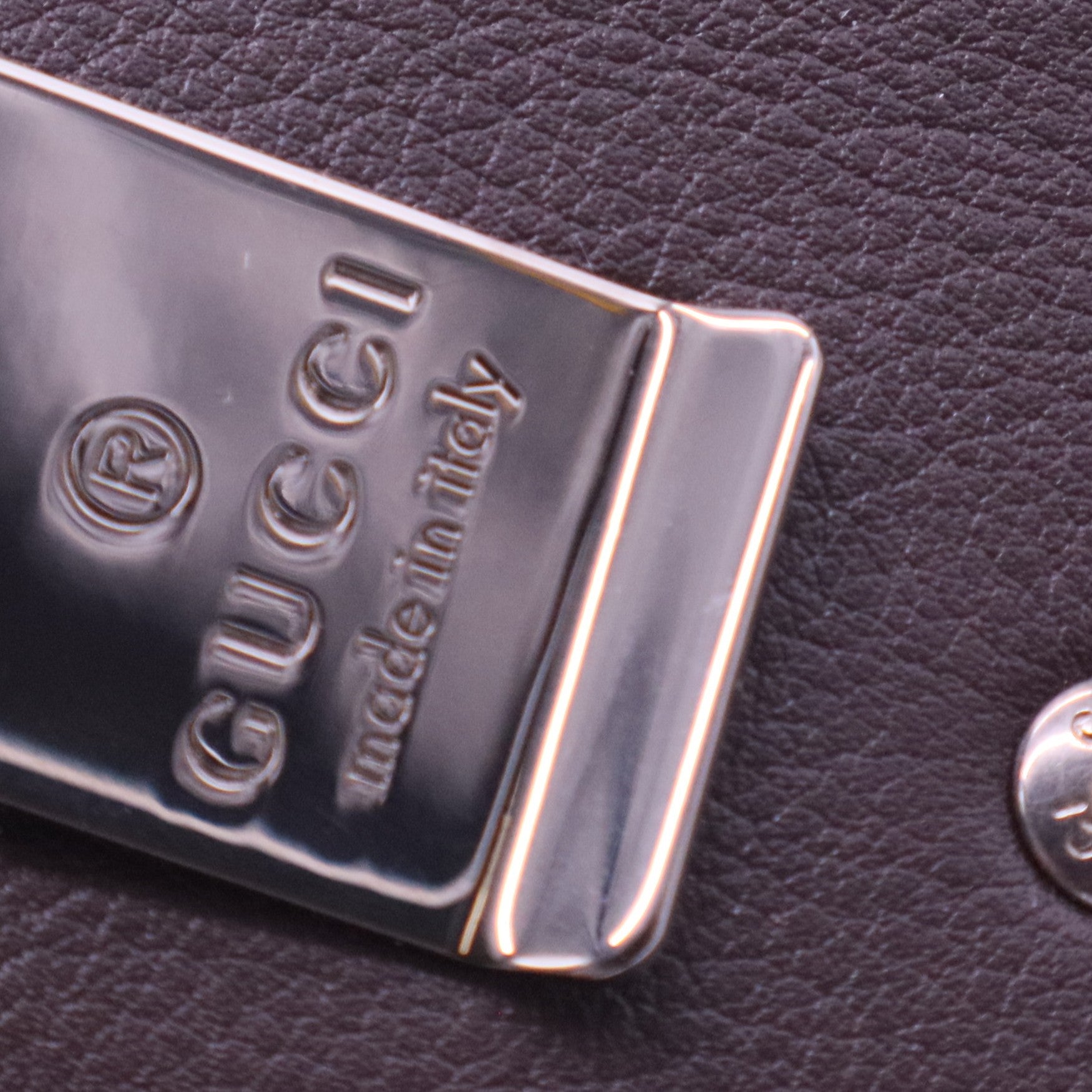 Micro GG Monogram Leather Card Holder