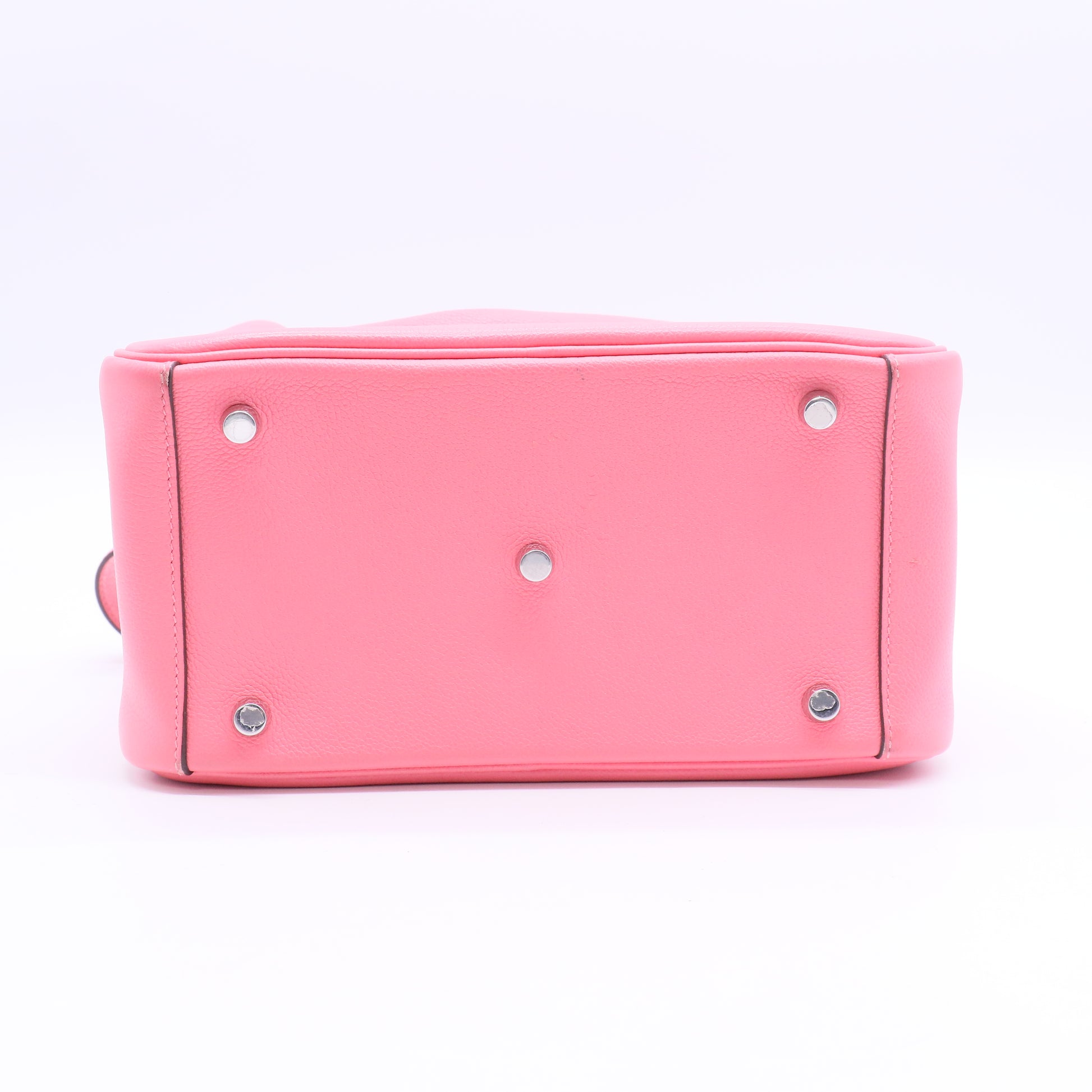 Hermès Lindy 26 Rose Texas Evercolor Palladium Hardware Twins LDJ2812