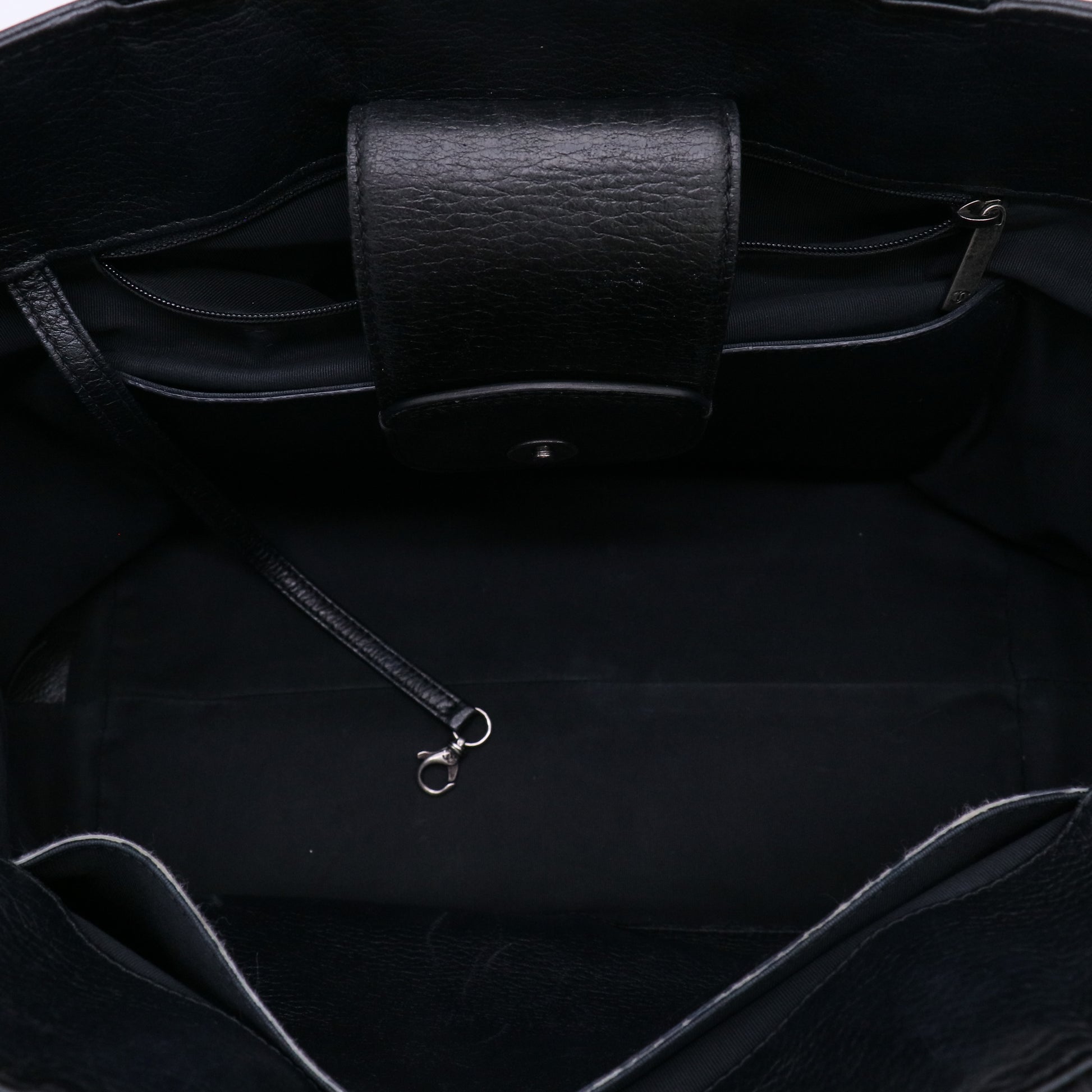Chanel CC Shopping Tote Stitched Deerskin Large Bag twins LDZ344