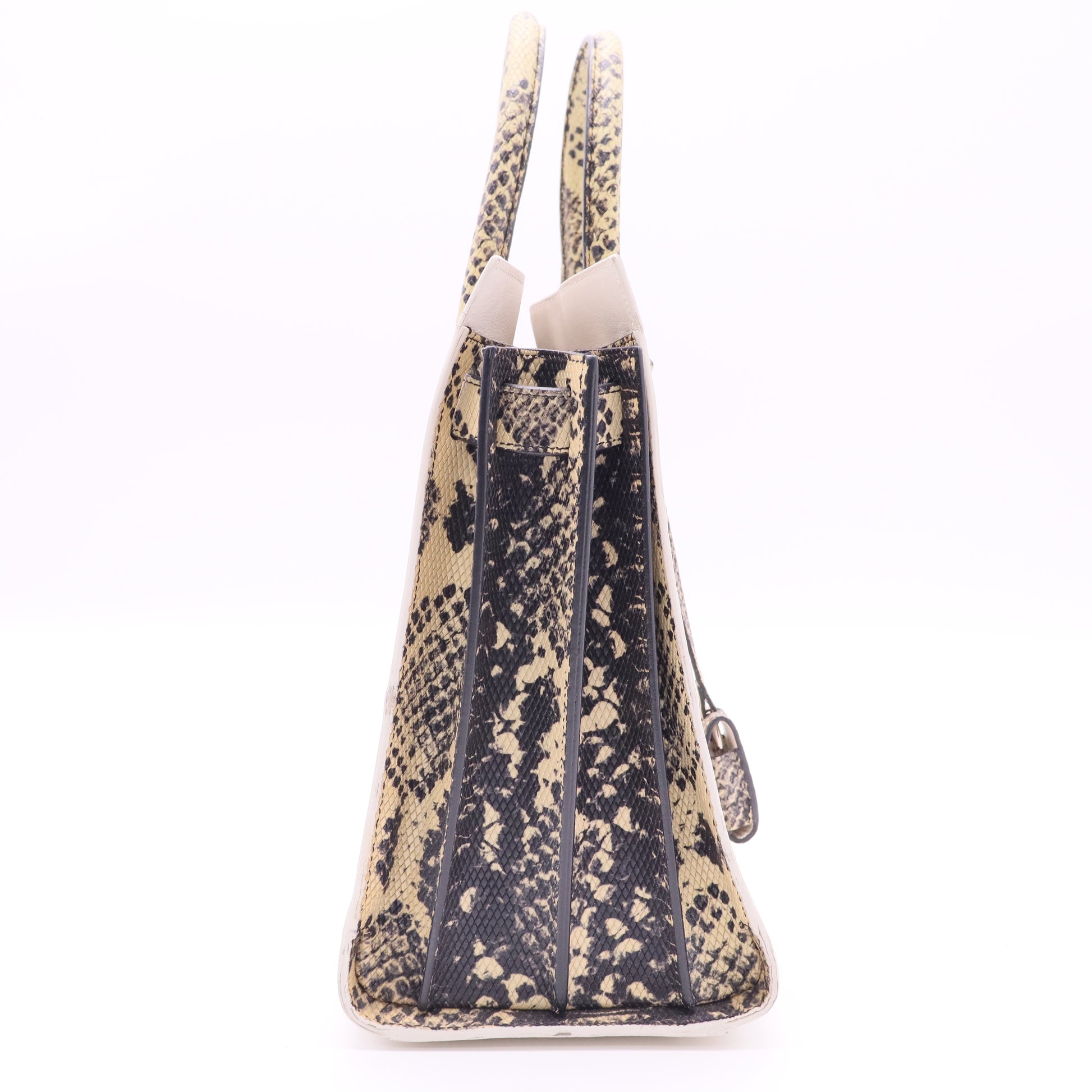 Sac de Jour NM Bag Leather with Python Embossed Detail Twins