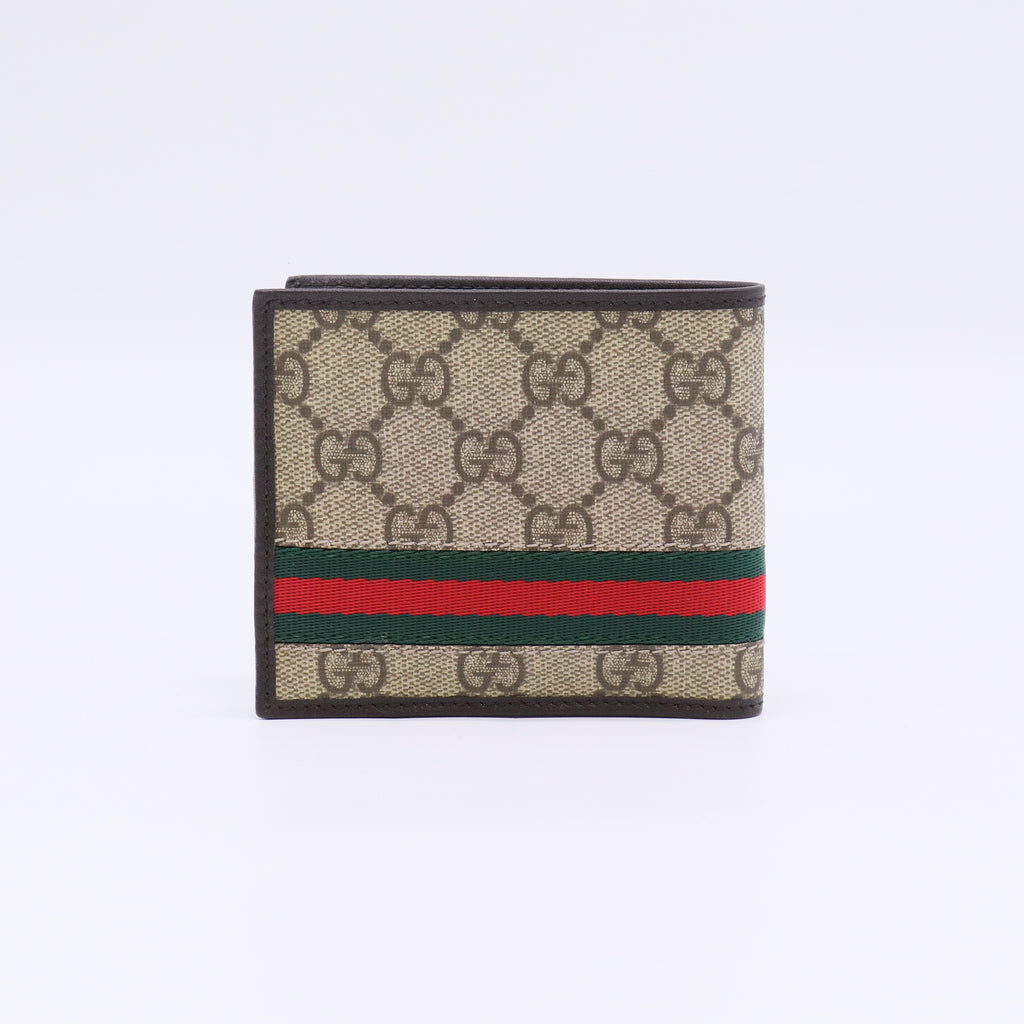 Gucci GG Supreme Web Bifold Wallet W22561