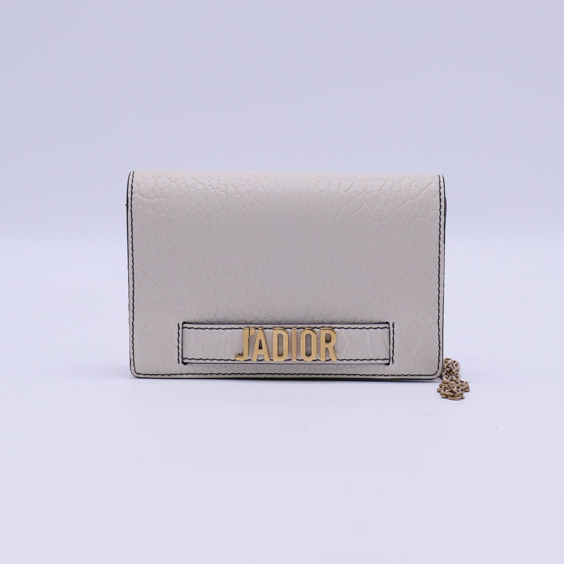 Christian Dior  Calfskin Leather J'ADIOR Wallet on Chain Clutch Bag twins B22039