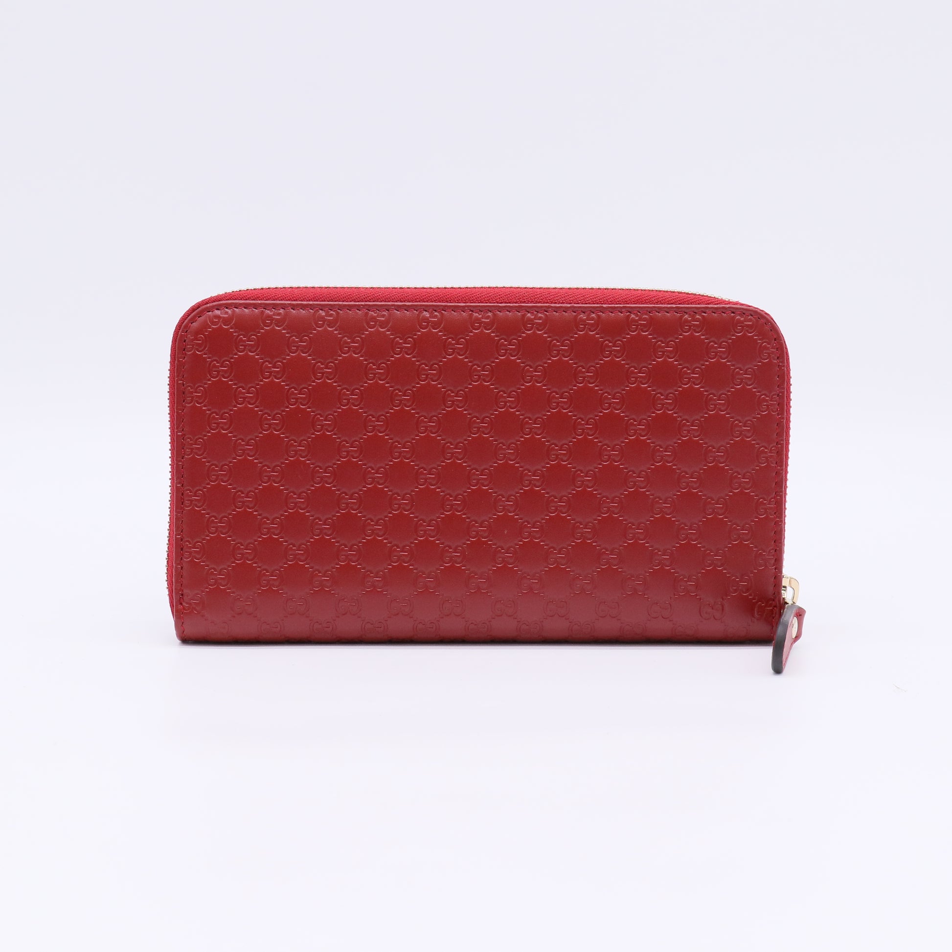 Gucci Microguccissima Leather Zip-Around Wallet W22552
