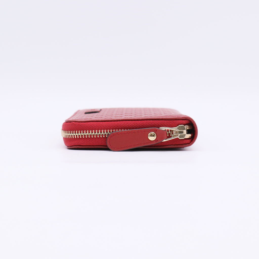 Gucci Microguccissima Leather Zip-Around Wallet W22552