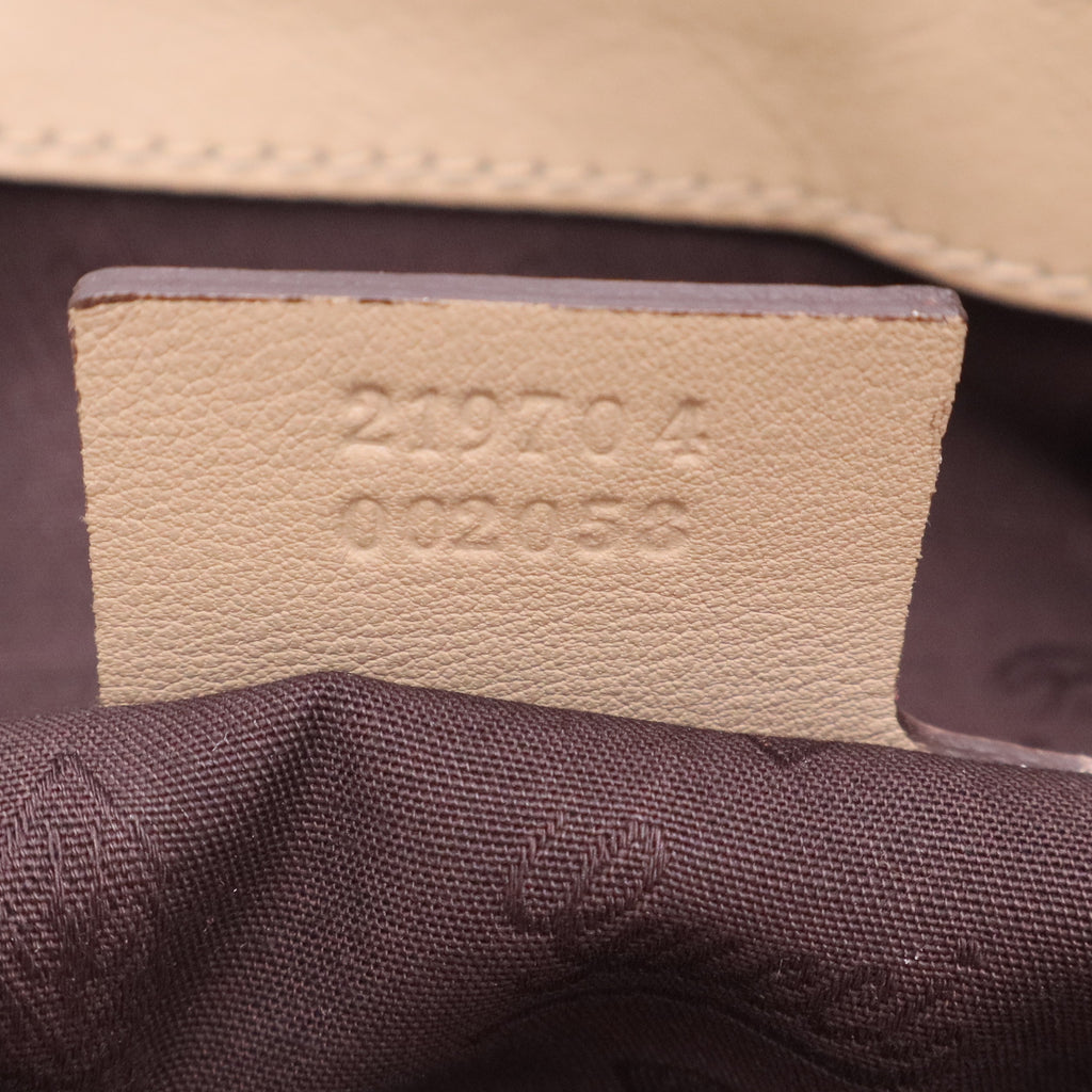 Gucci New Jackie Coral Large leather Hobo Bag Twins