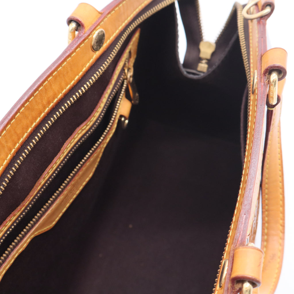 Amarante Monogram Vernis Brea MM Bag