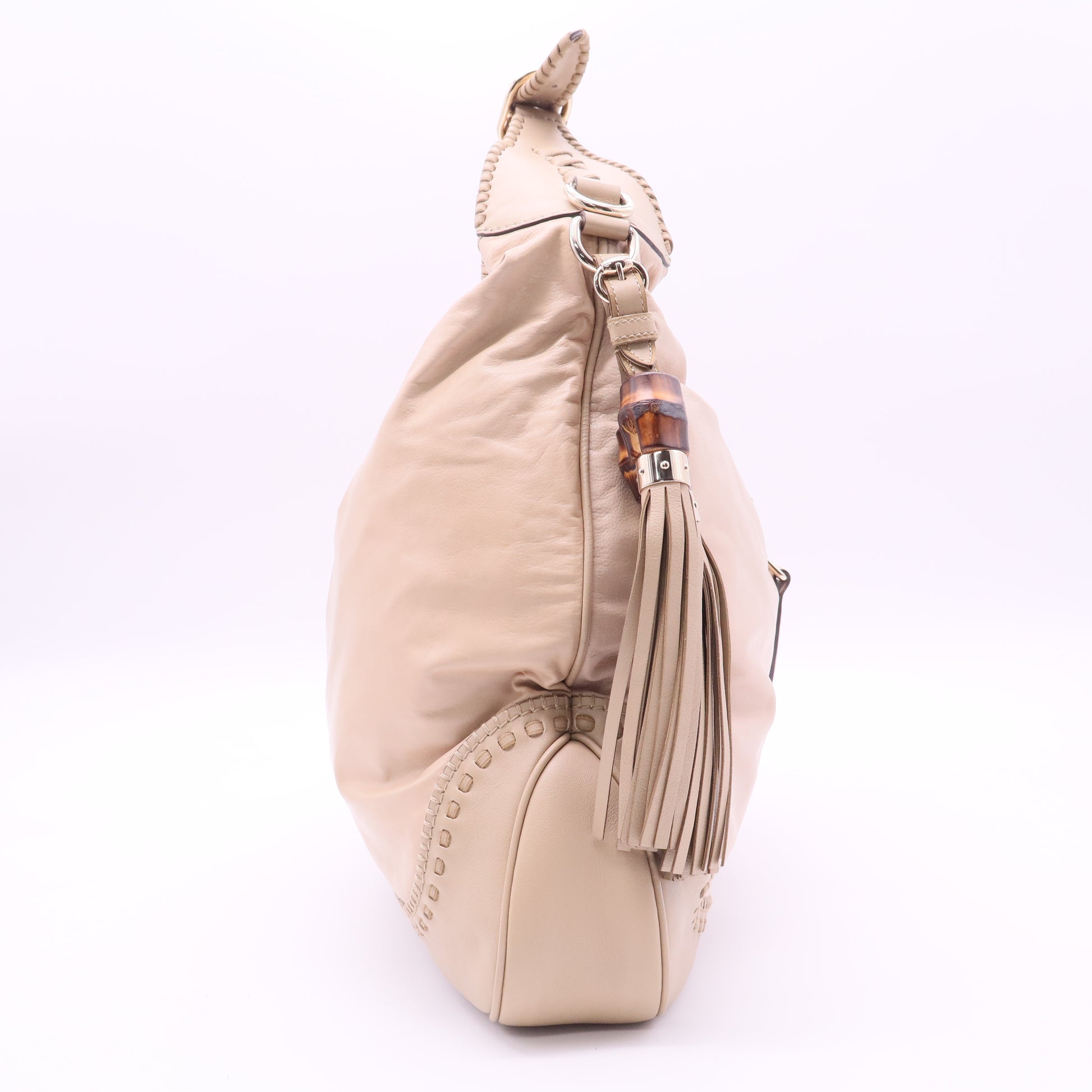 Gucci New Jackie Coral Large leather Hobo Bag Twins