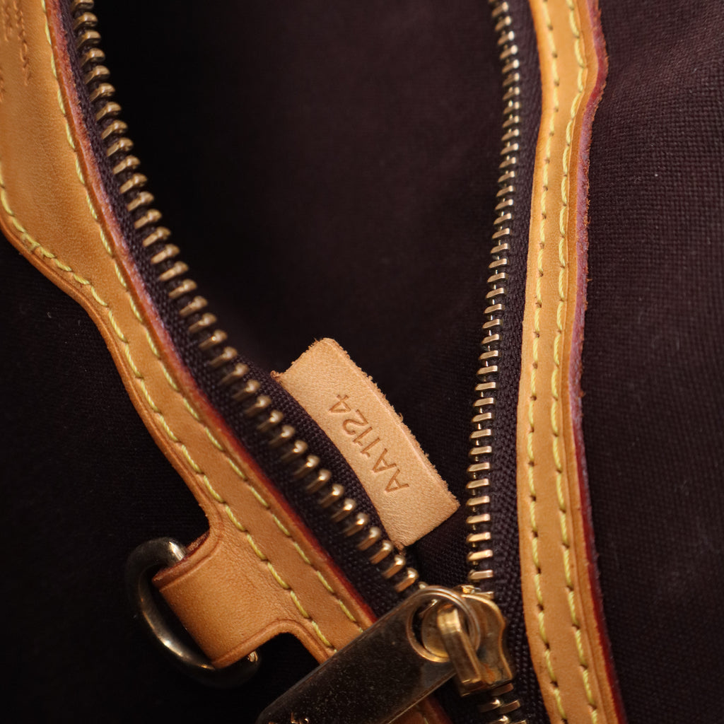 Amarante Monogram Vernis Brea MM Bag