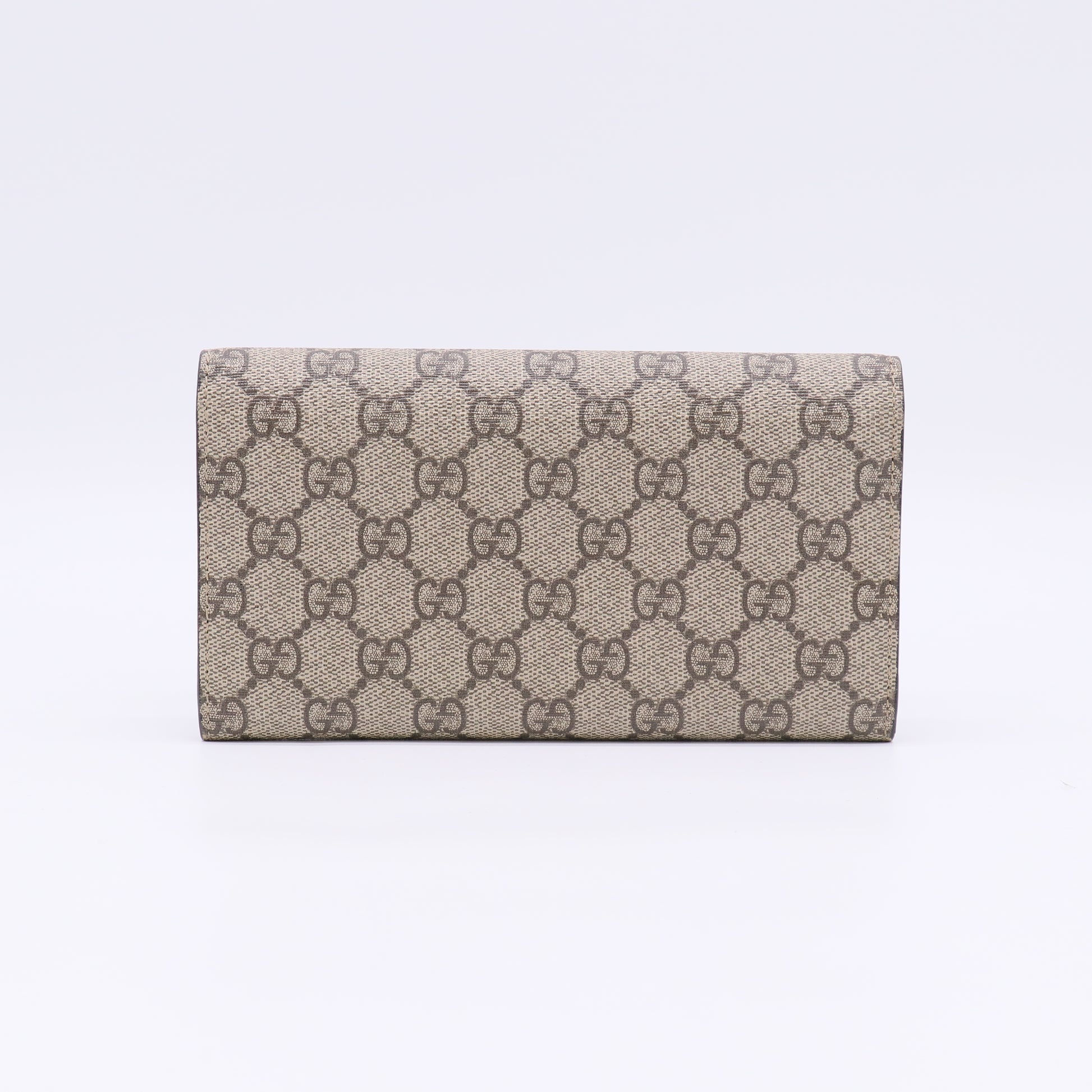 Gucci GG Supreme Mystic Cat Continental Wallet W22549