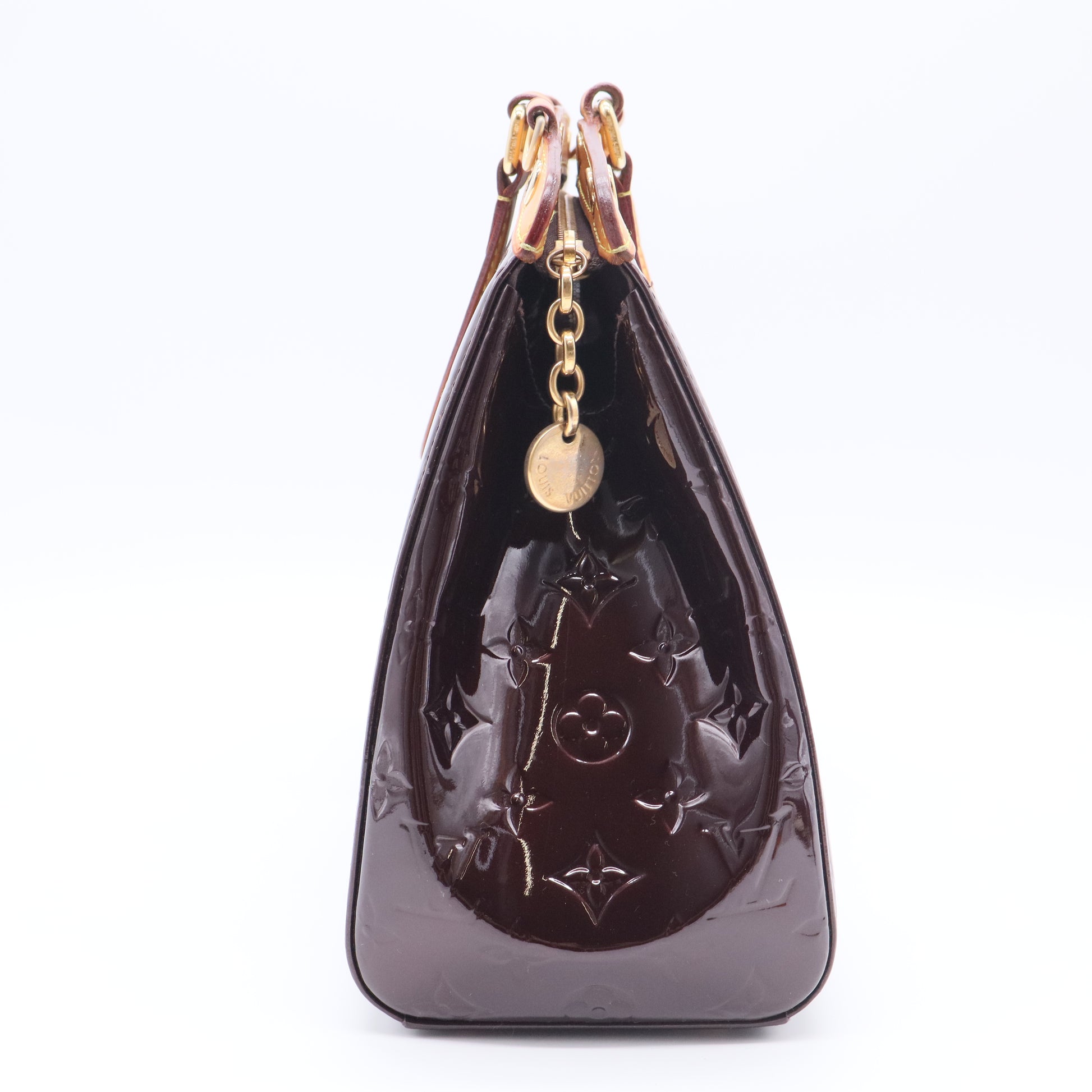 Amarante Monogram Vernis Brea MM Bag