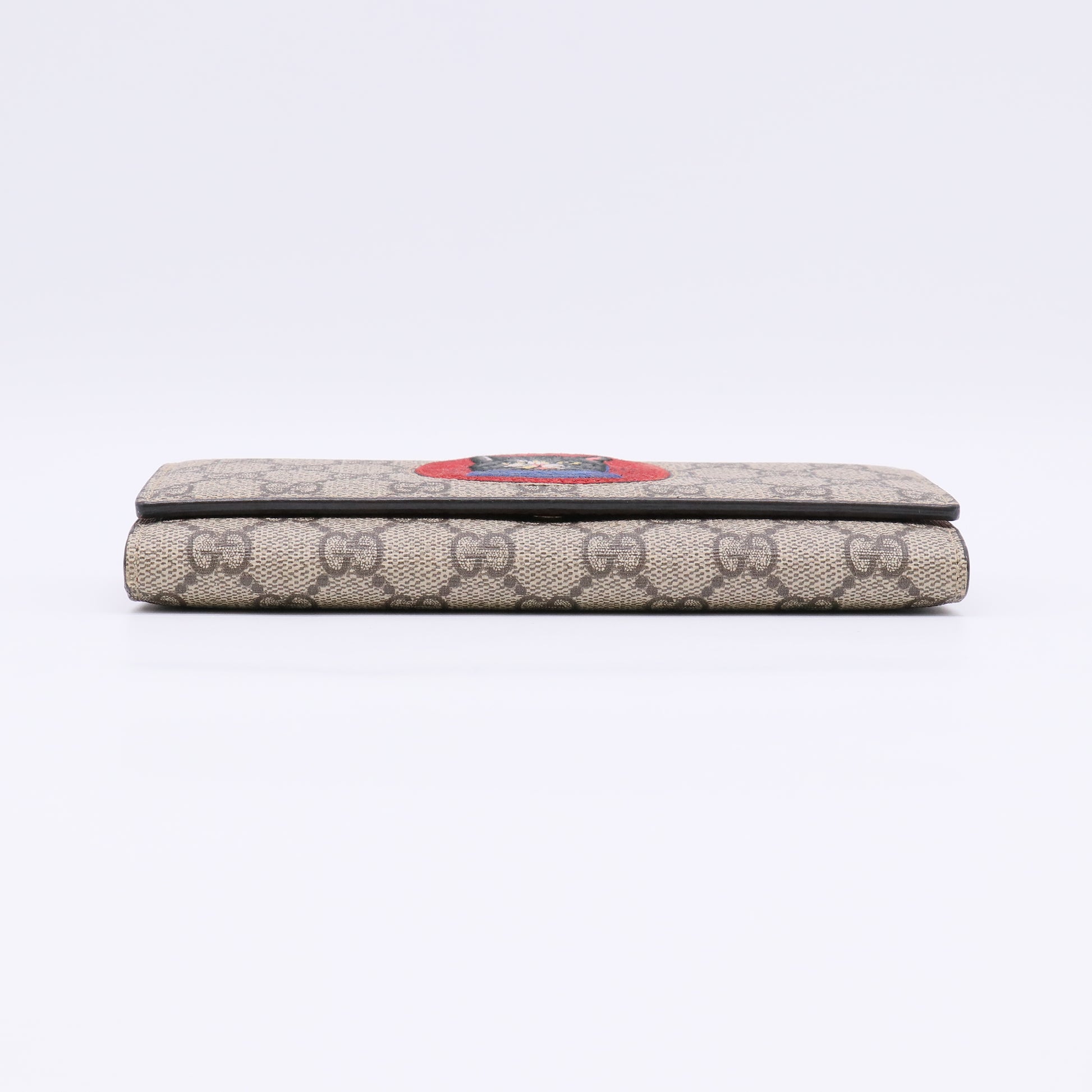 Gucci GG Supreme Mystic Cat Continental Wallet W22549