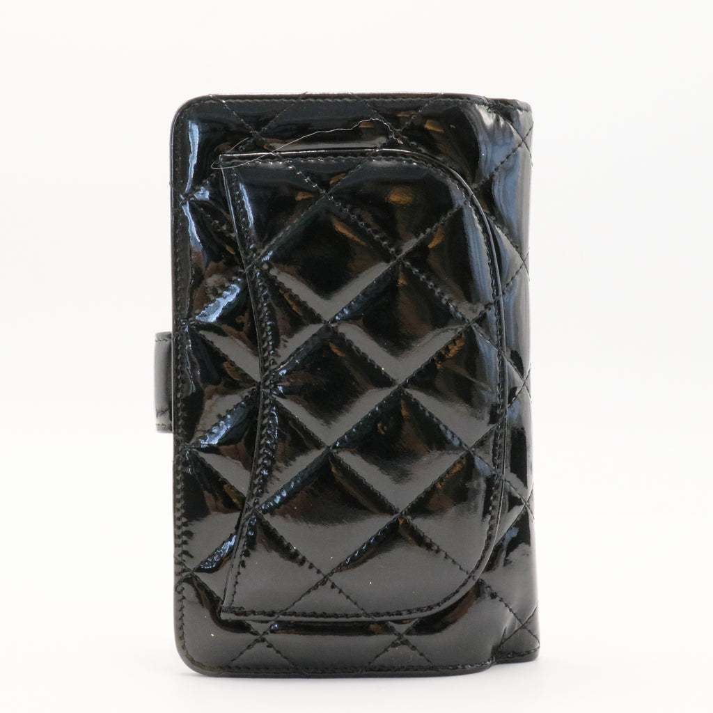 Quilted Pattern Leather Wallet