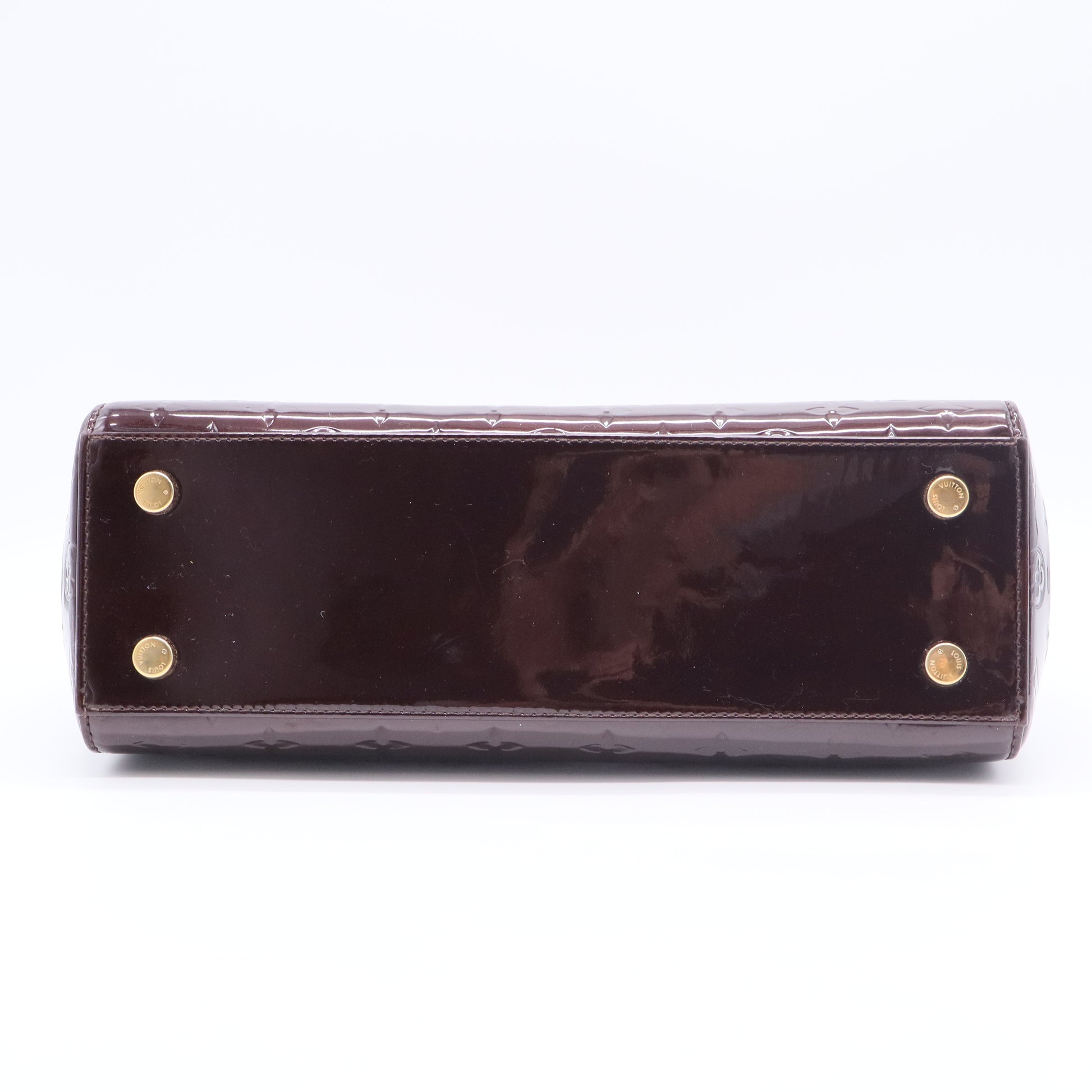 Amarante Monogram Vernis Brea MM Bag