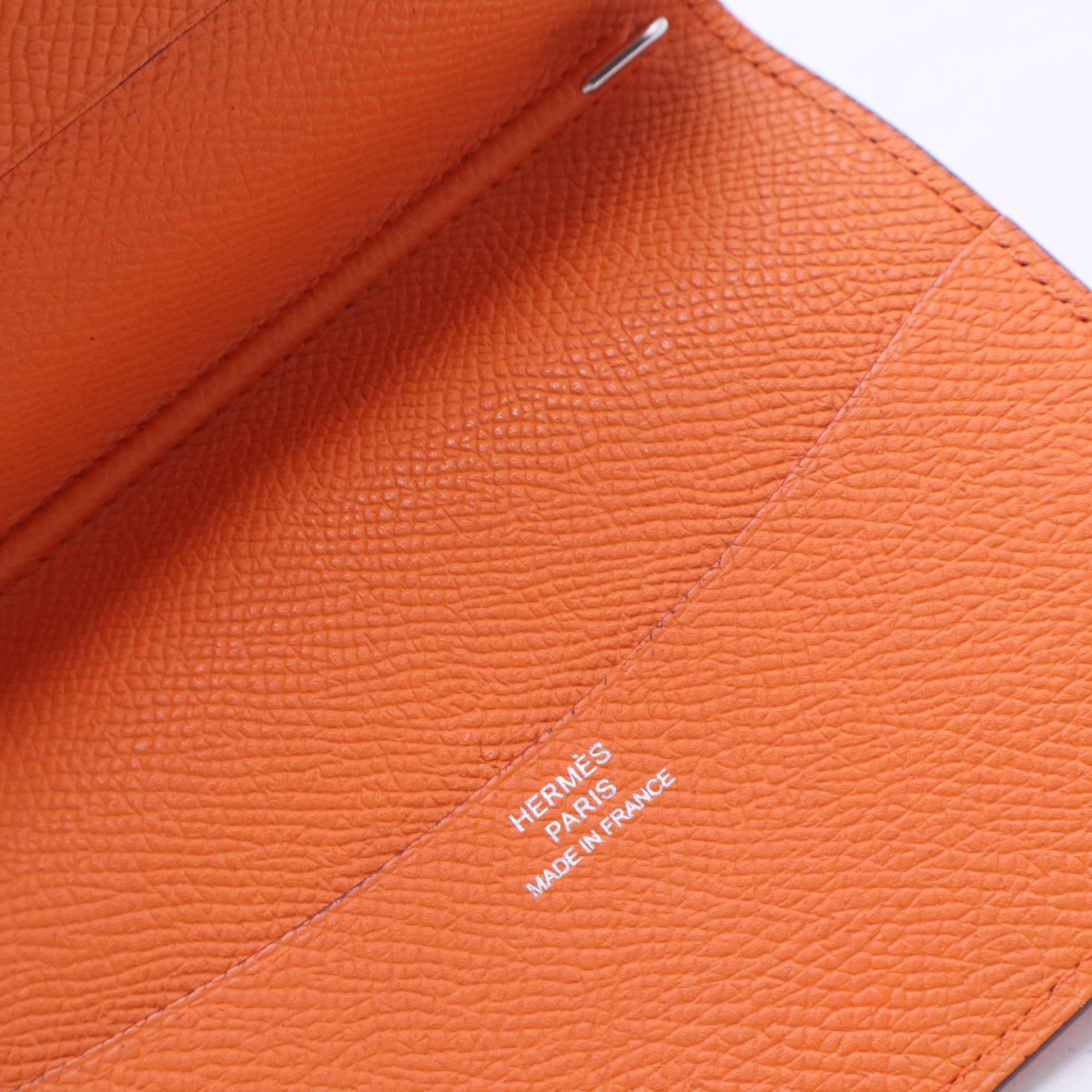 Hermès Orange Passport Holder W20154