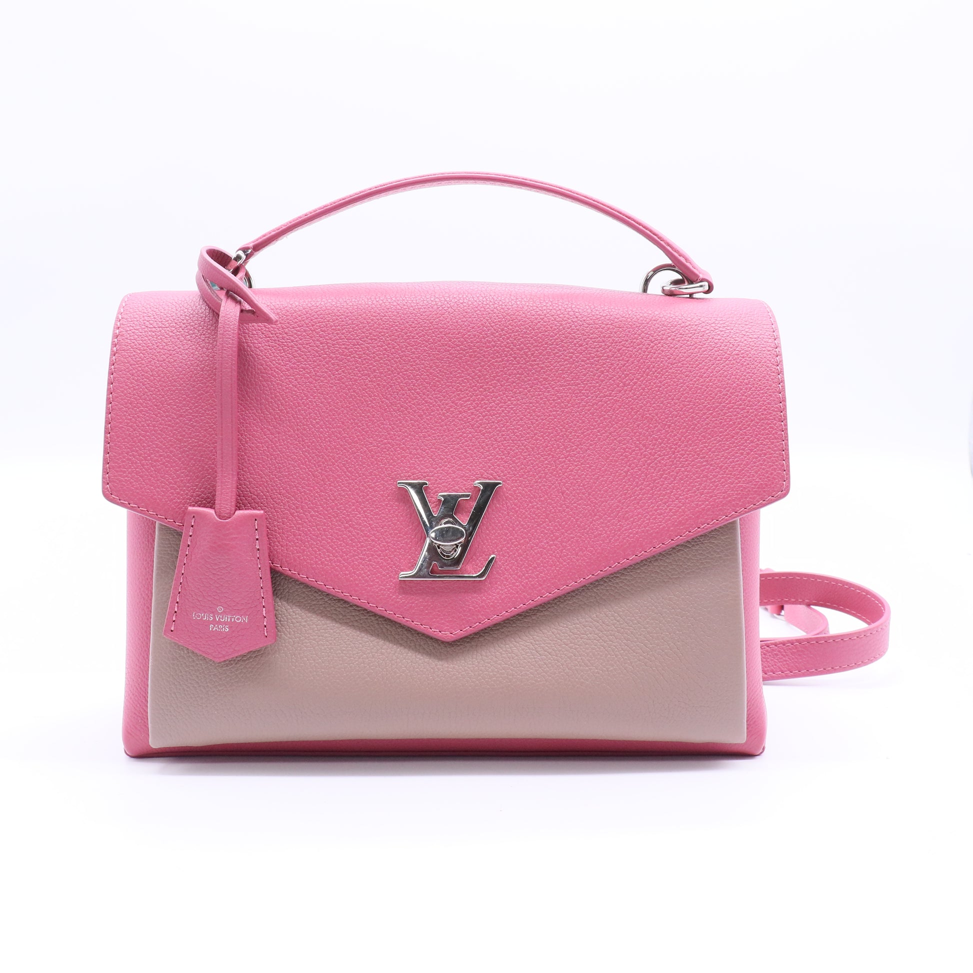 Mylockme Handbag Leather Twins LDJ2803