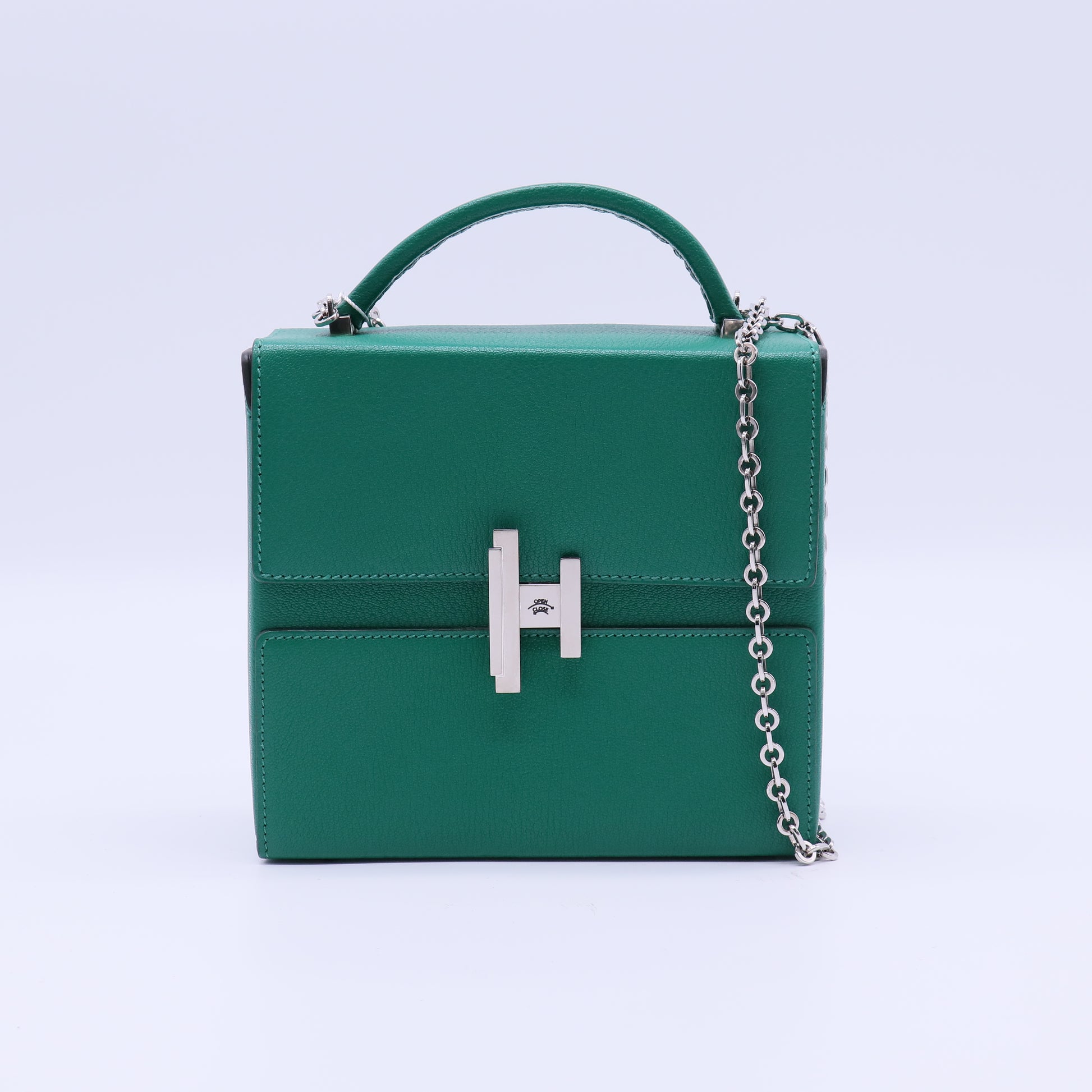 Hermes Epsom Cinhetic Boxy Top Handle Bag Gold twins B22088