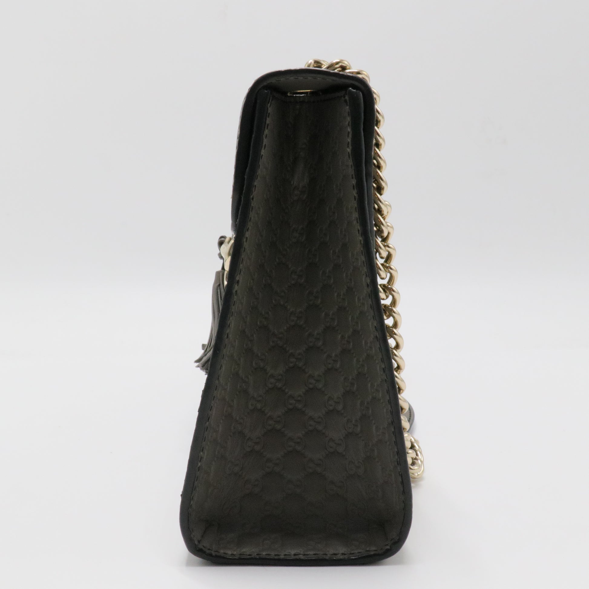 Emily Chain Flap Bag Guccissima Leather Medium