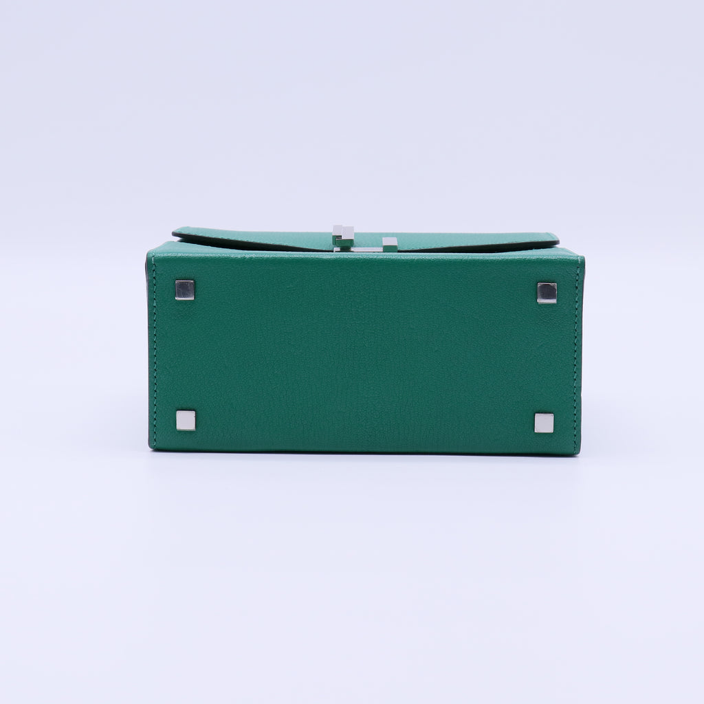 Hermes Epsom Cinhetic Boxy Top Handle Bag Gold twins B22088