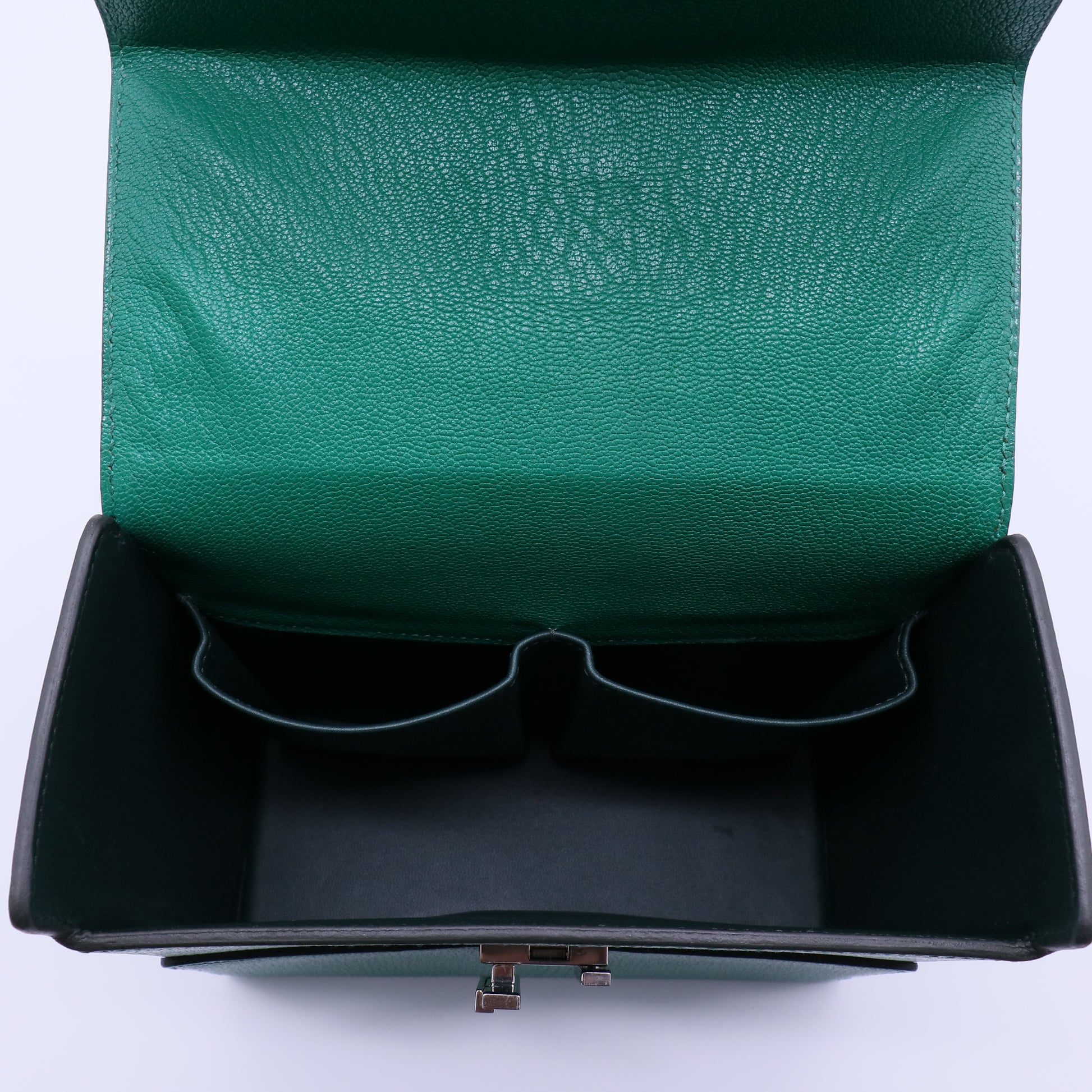 Hermes Epsom Cinhetic Boxy Top Handle Bag Gold twins B22088
