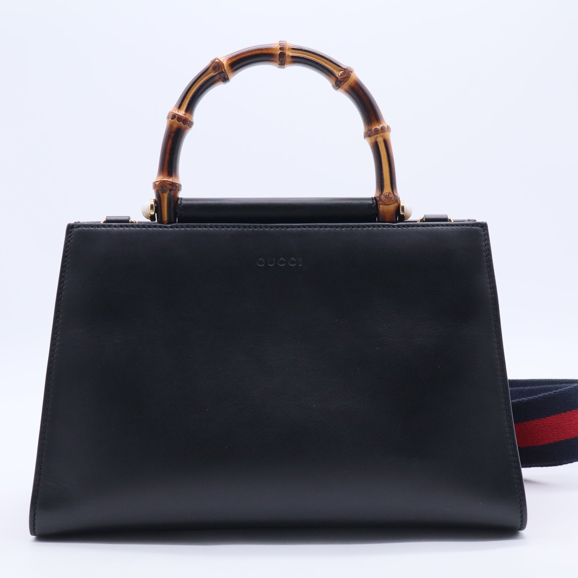 Nymphaea Top Handle Bag Leather