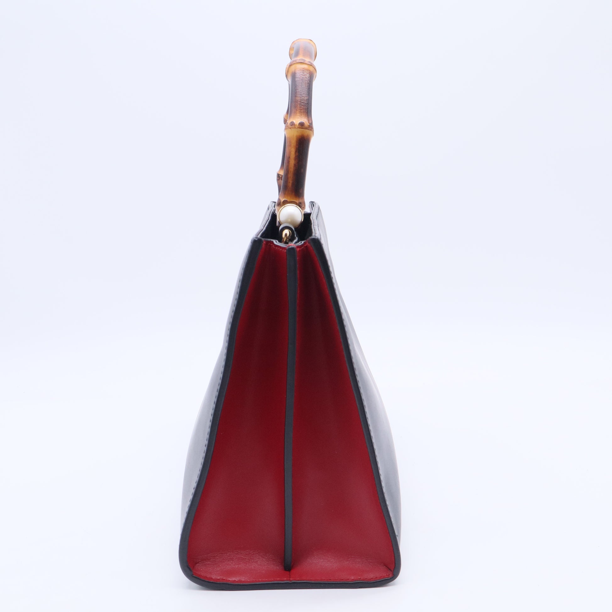 Nymphaea Top Handle Bag Leather