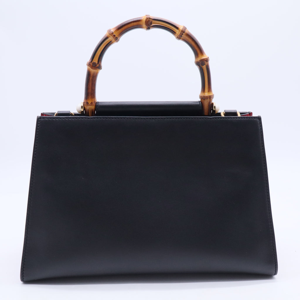 Nymphaea Top Handle Bag Leather