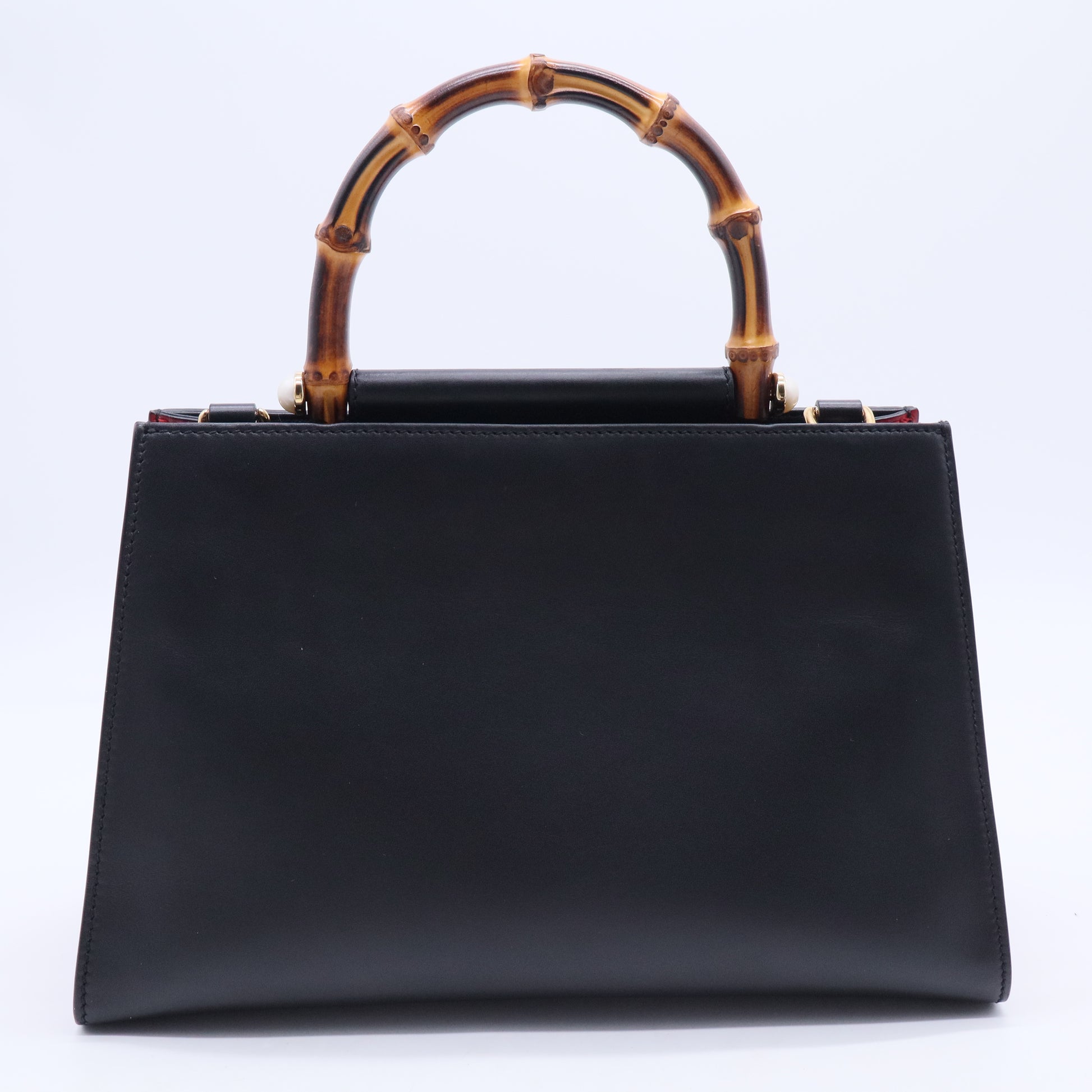 Nymphaea Top Handle Bag Leather