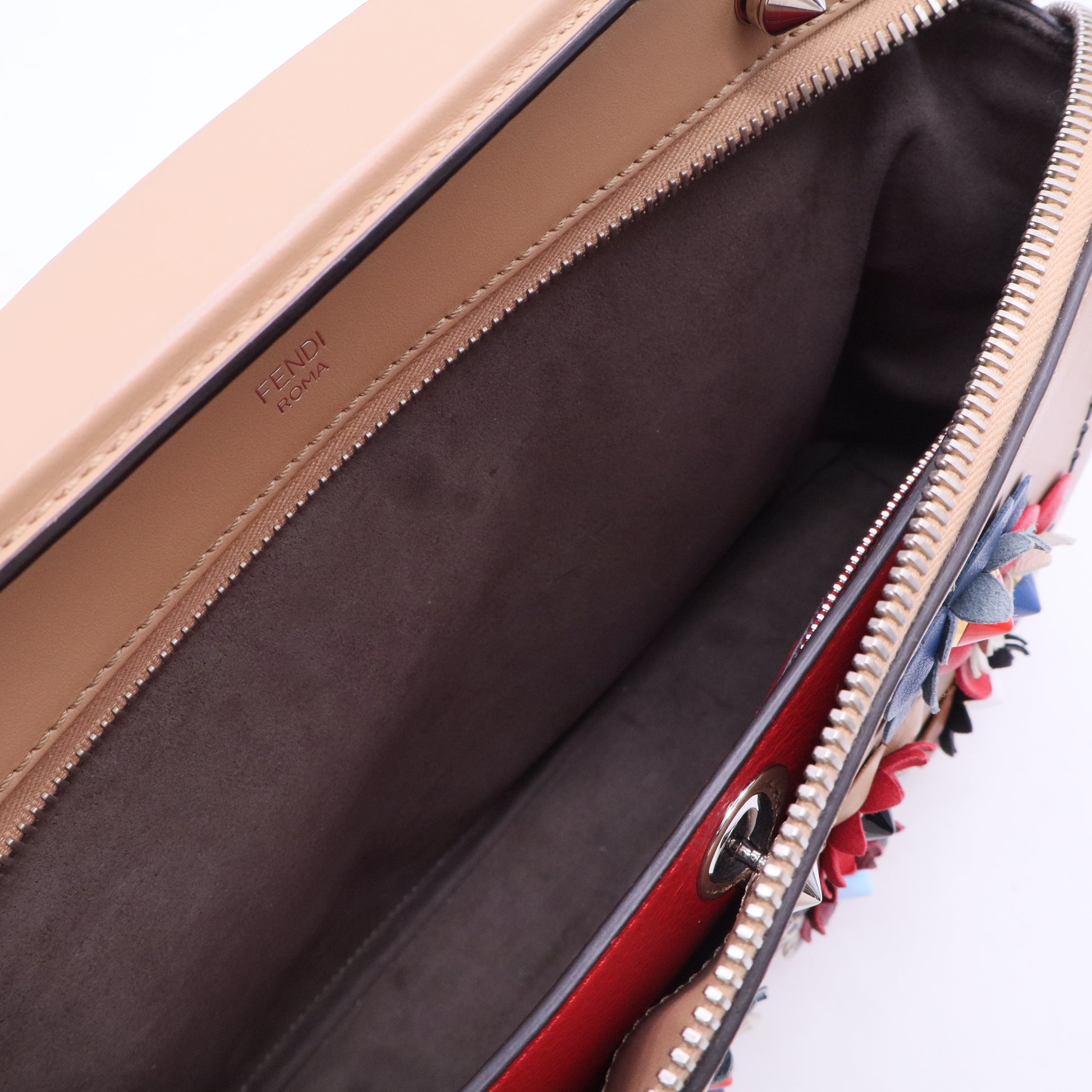 Flowerland DotCom Convertible Satchel Embellished Leather Medium B20204