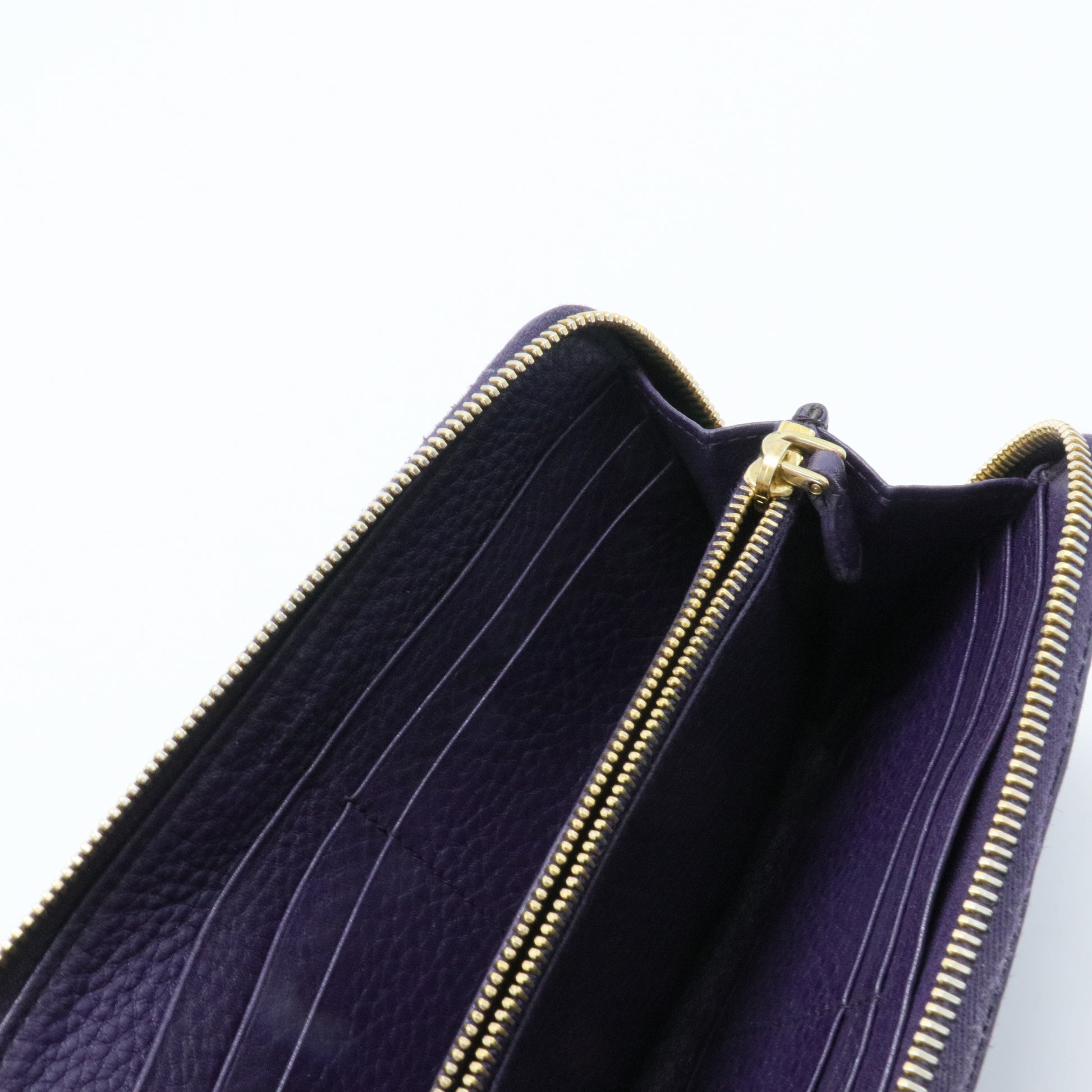 Vitello Daino Leather Continental Wallet