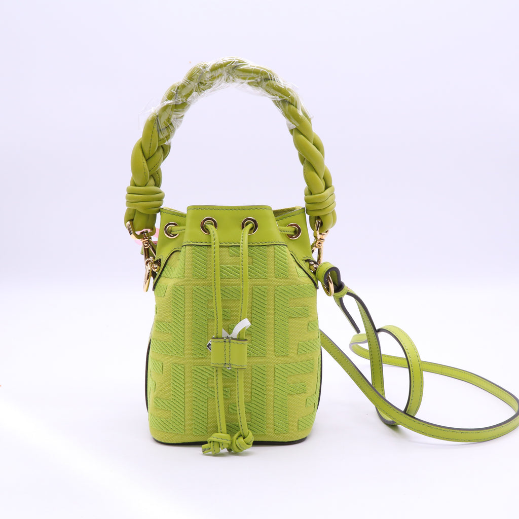 Fendi Zucca Mini Mon Tresor Bucket Bag twins LDJ3587