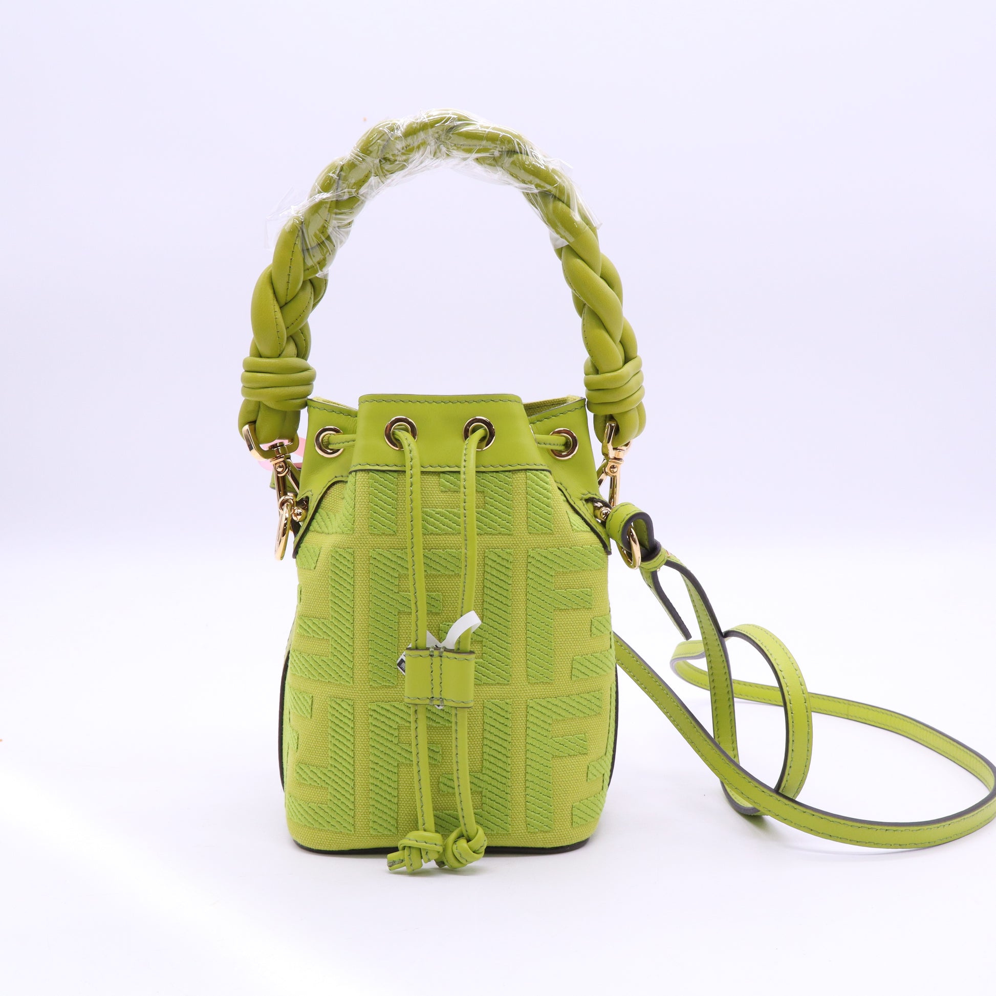 Fendi Zucca Mini Mon Tresor Bucket Bag twins LDJ3587