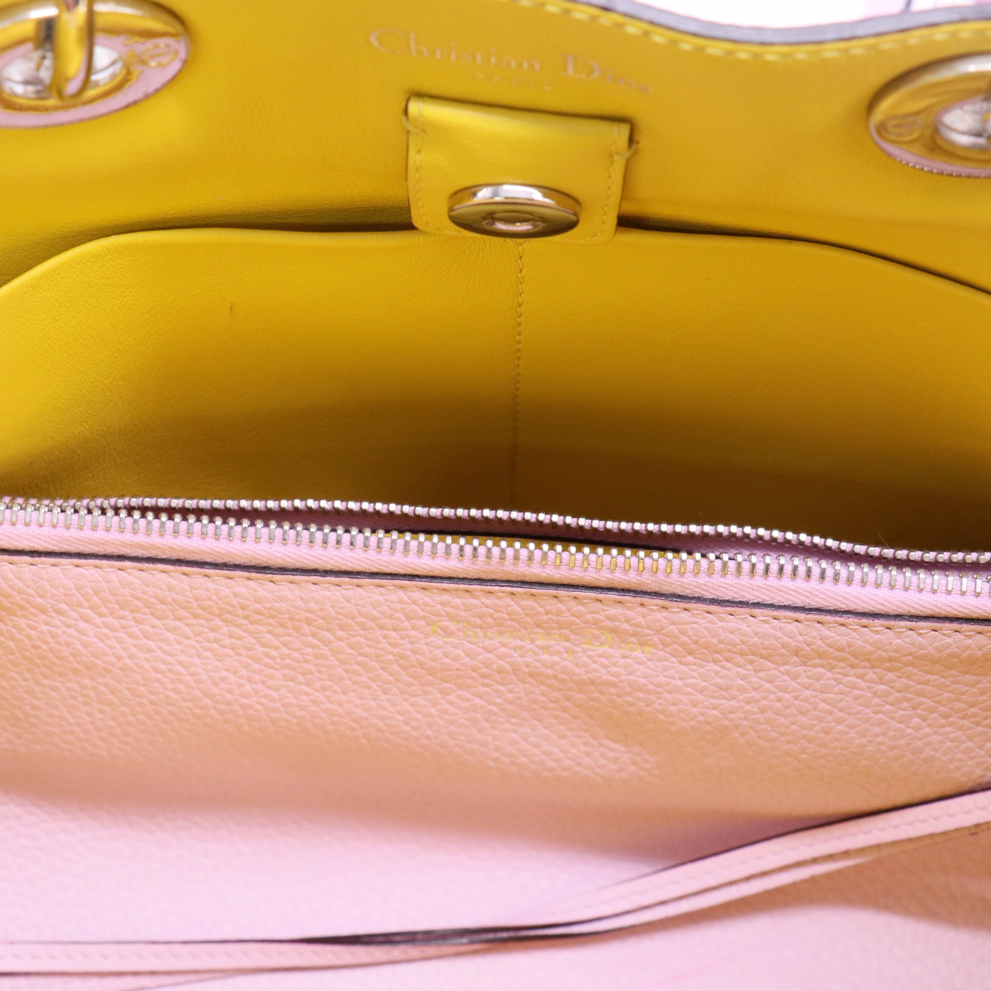 Diorissimo Tote Pebbled Leather Medium Twins LDJ2775