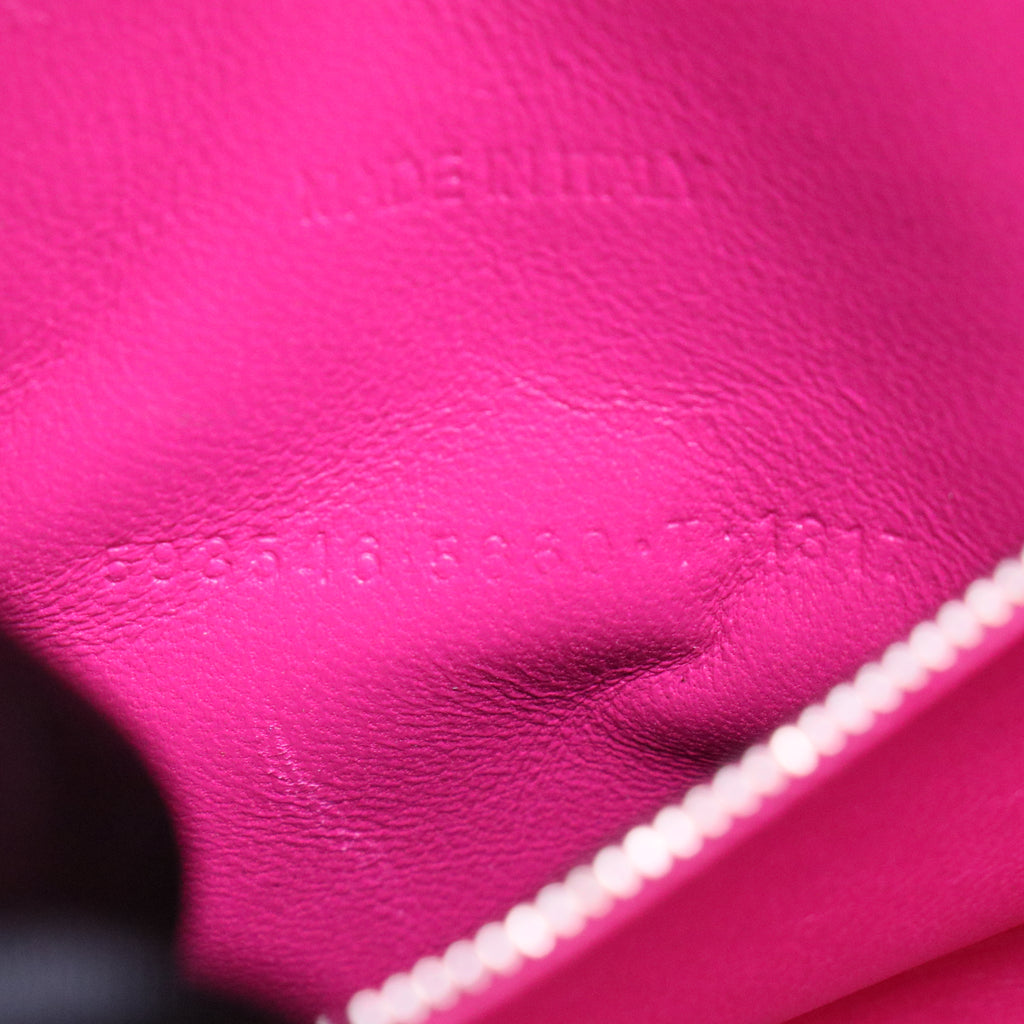 Balenciaga Hourglass Top Handle Bag Python Embossed Leather twins