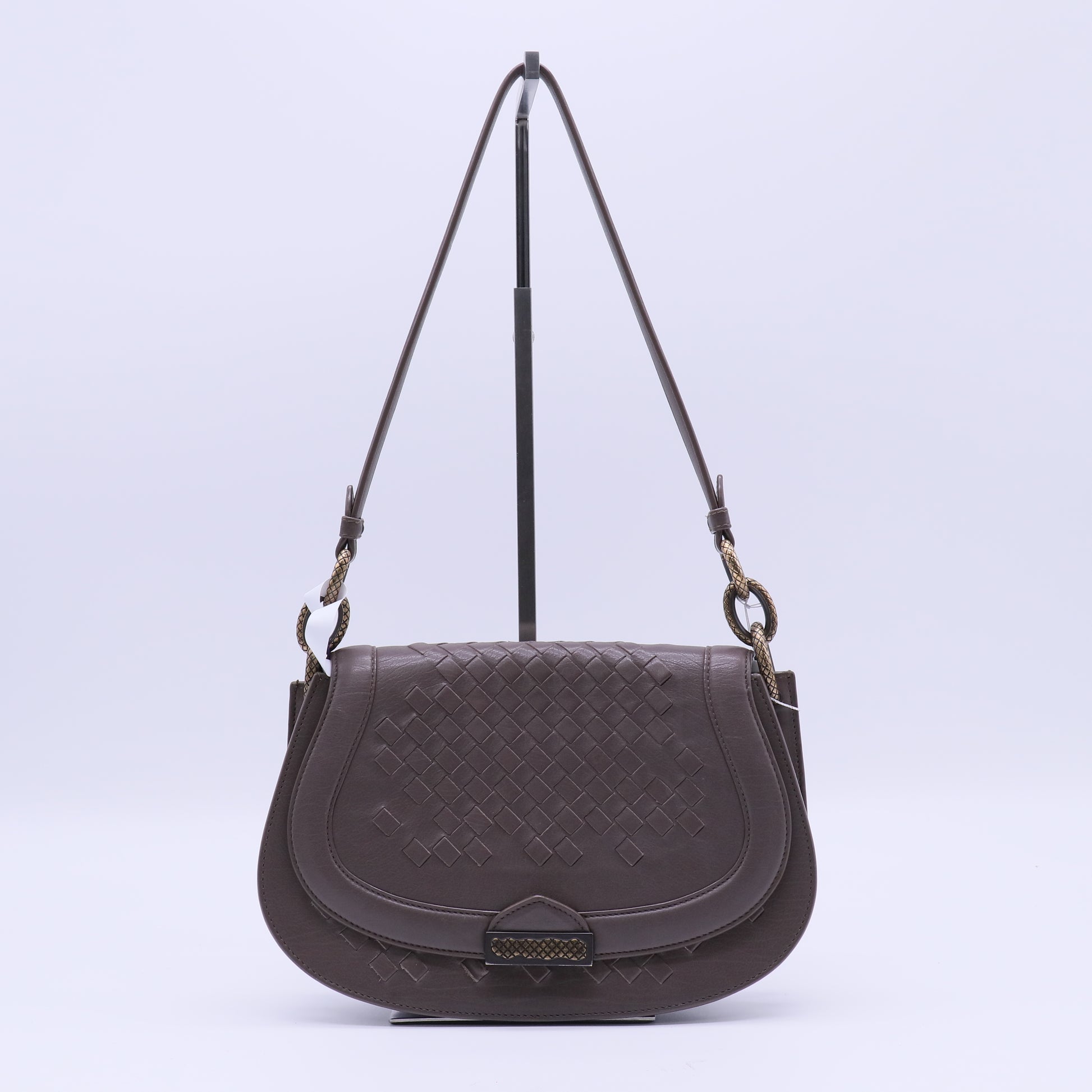 Bottega Veneta Vintage Intrecciato Shoulder Bag twins B22057