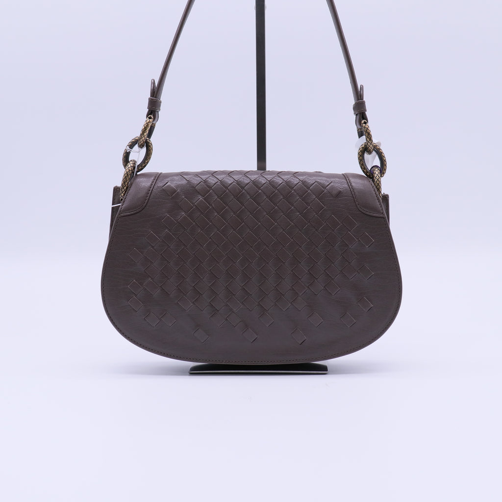 Bottega Veneta Vintage Intrecciato Shoulder Bag twins B22057