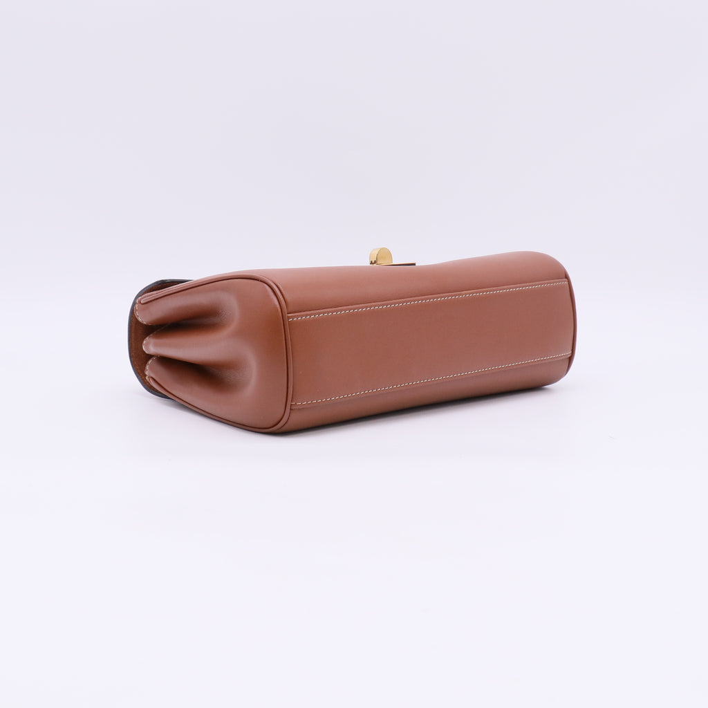 Celine Smooth Calfskin Teen 16 Crossbody Bag Soft Tan twins LDZ873