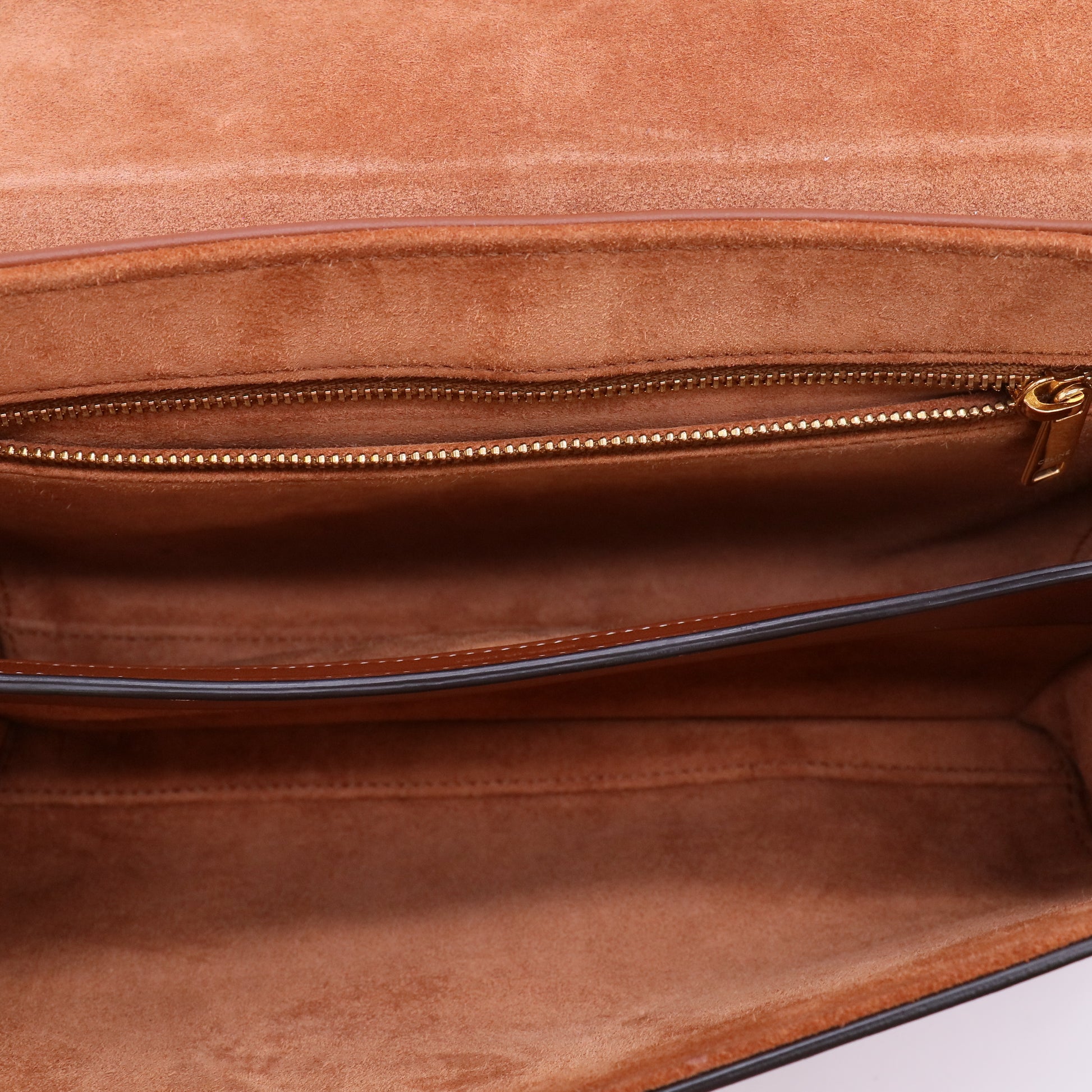 Celine Smooth Calfskin Teen 16 Crossbody Bag Soft Tan twins LDZ873