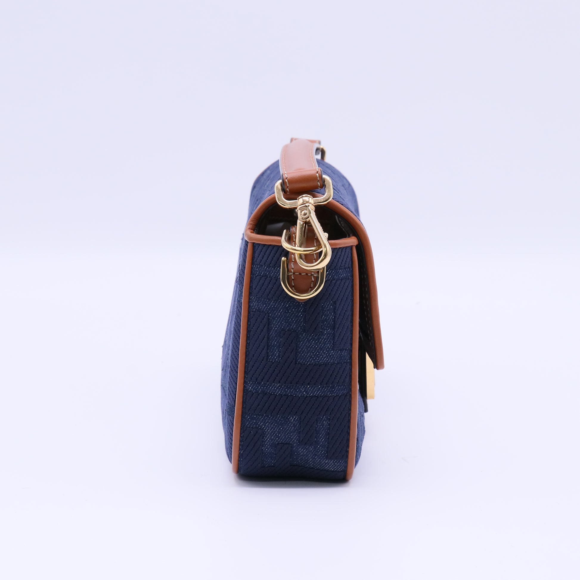 Fendi Baguette NM Bag Zucca Embroidered Canvas Medium twins B22067