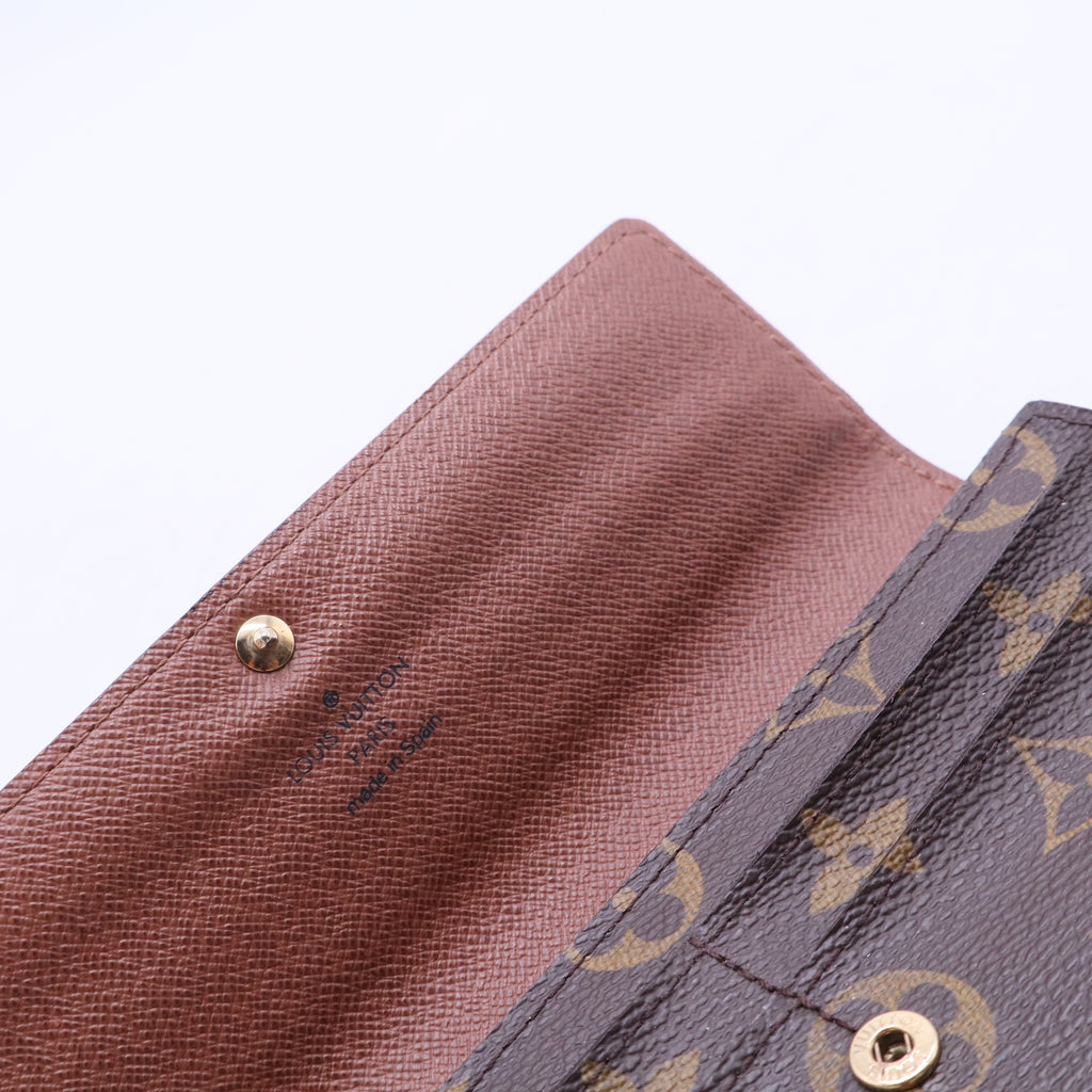 Monogram Canvas Sarah Wallet W20286