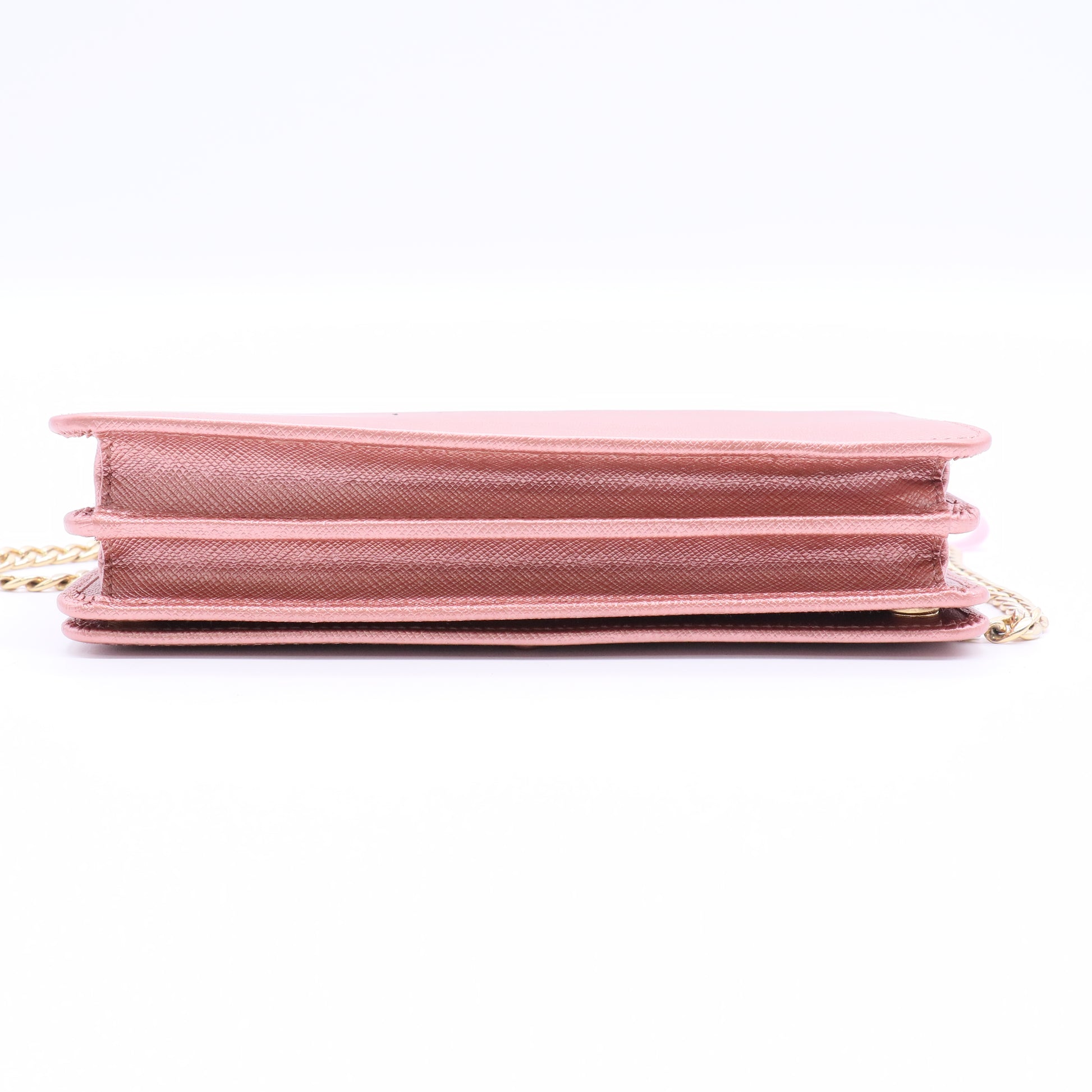 Saffiano Pink Leather Shoulder BagTwins LDJ2842