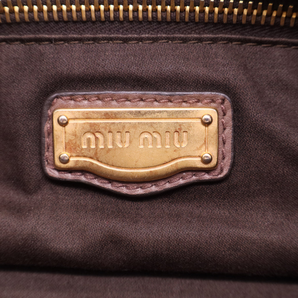 Double Zip Nude Shoulder Bag twins