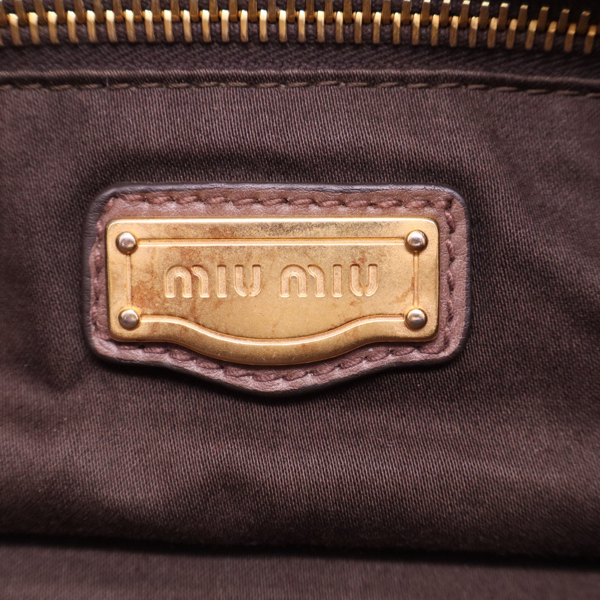 Double Zip Nude Shoulder Bag twins