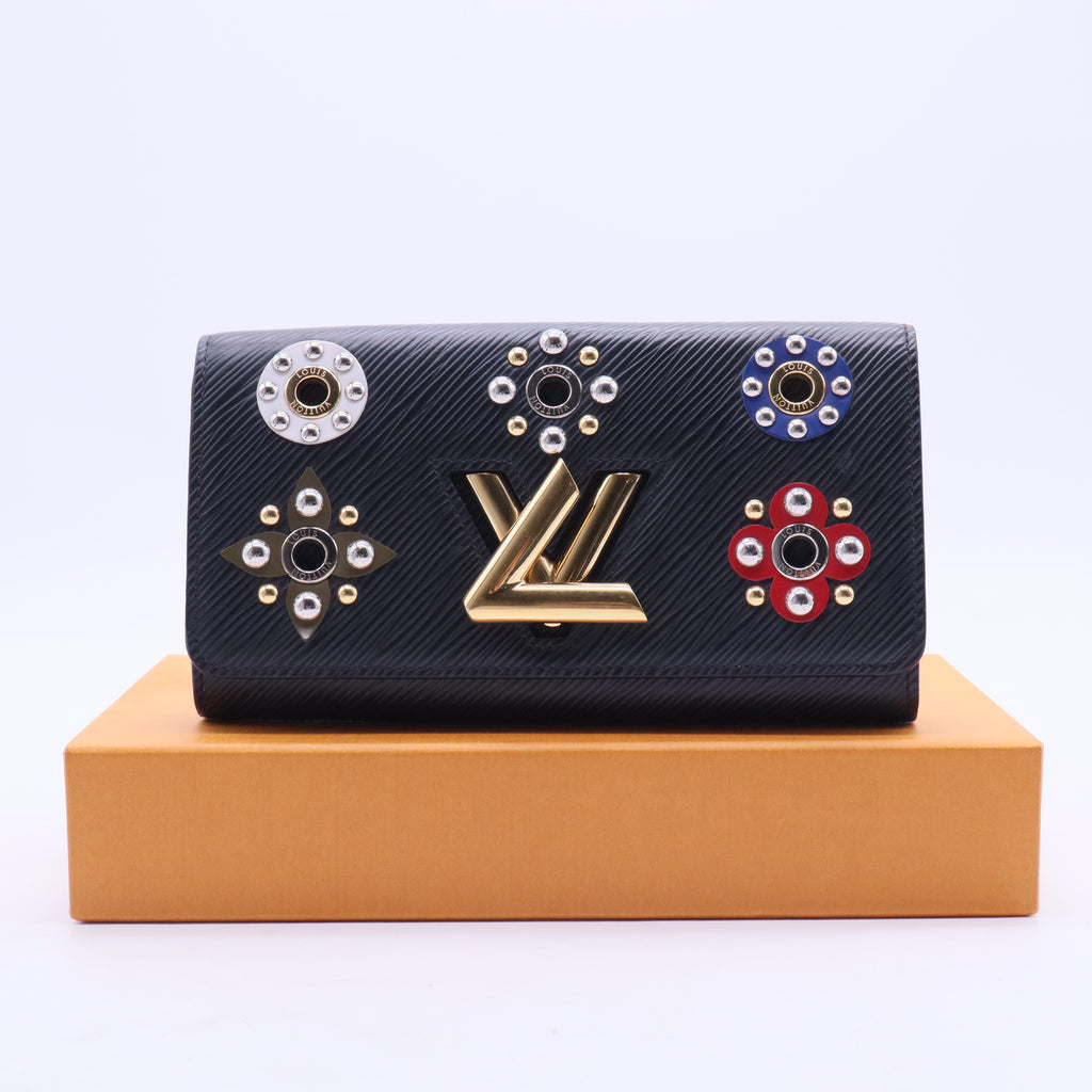 Epi Flower Portefeuille Twist Bi-fold Long Wallet W20278