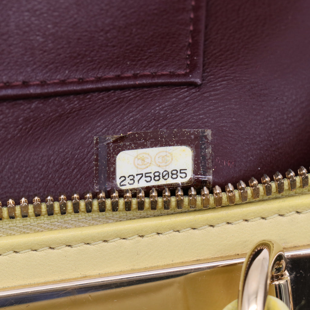 Chanel Burgundy Quilted Lambskin Leather Trendy CC Bowling Bag twins B21880