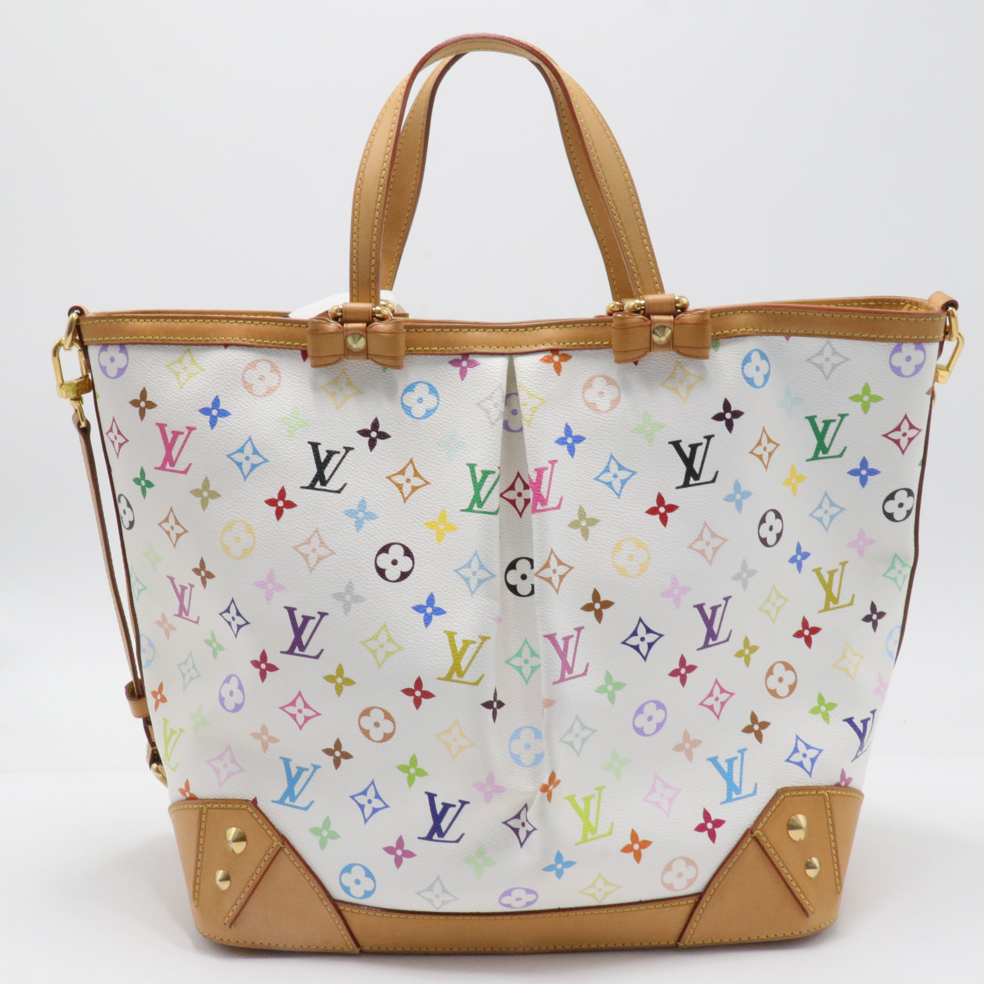 Monogram Multicolor Sharleen GM White