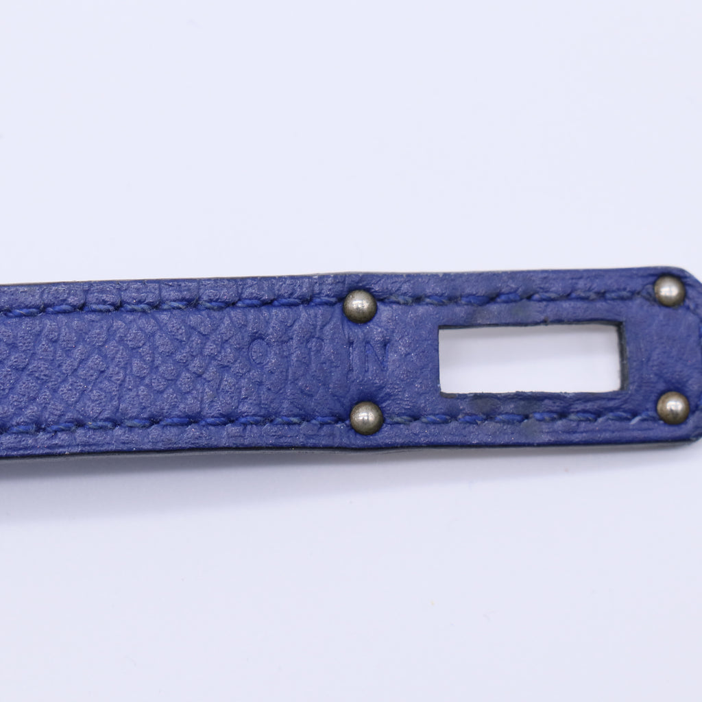 Hermes Epsom Kelly Longue Wallet Bleu Electrique Cobalt twins W20920
