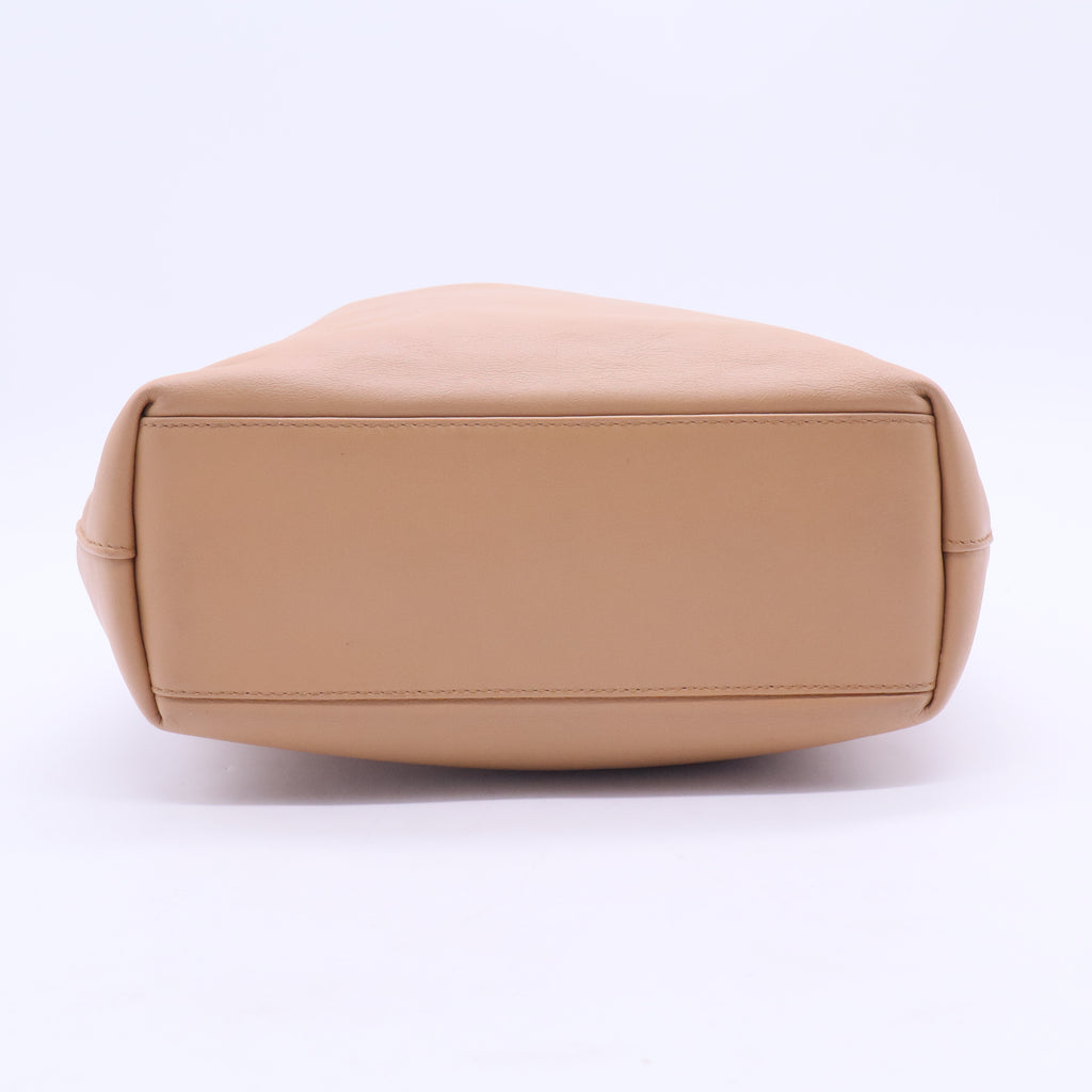 Vintage Tan Leather Maris Pearl Mini Tote B20239