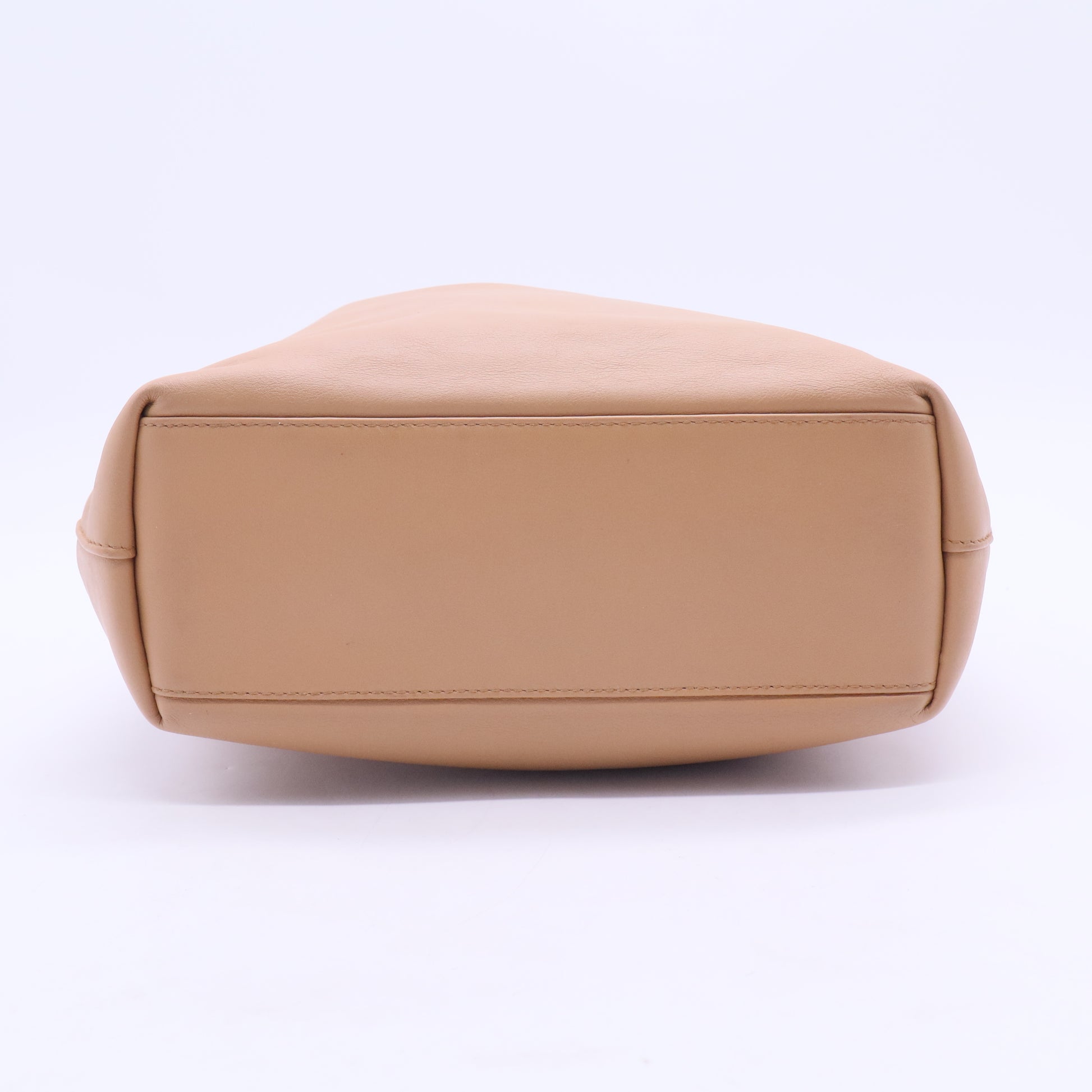 Vintage Tan Leather Maris Pearl Mini Tote B20239