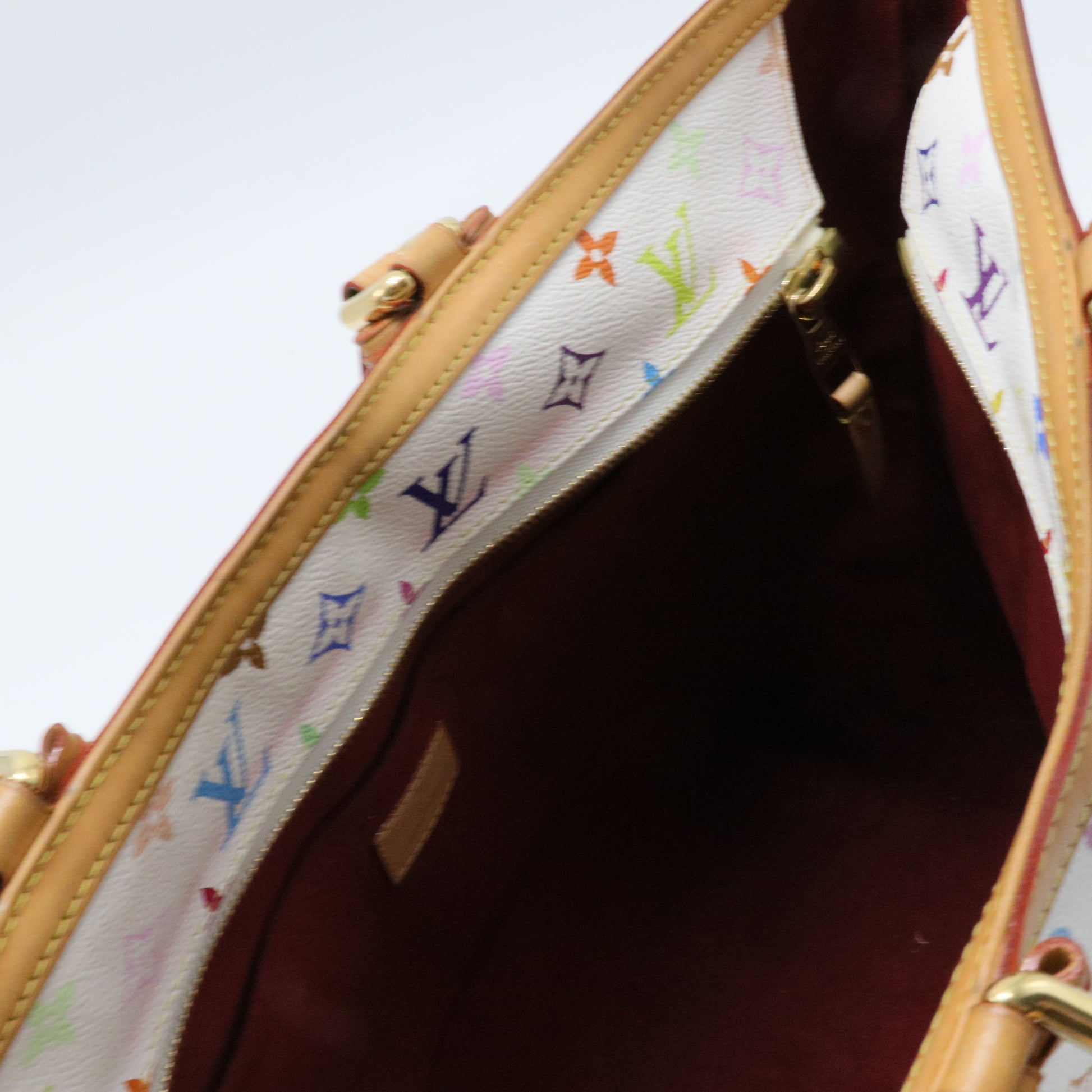 Monogram Multicolor Sharleen GM White