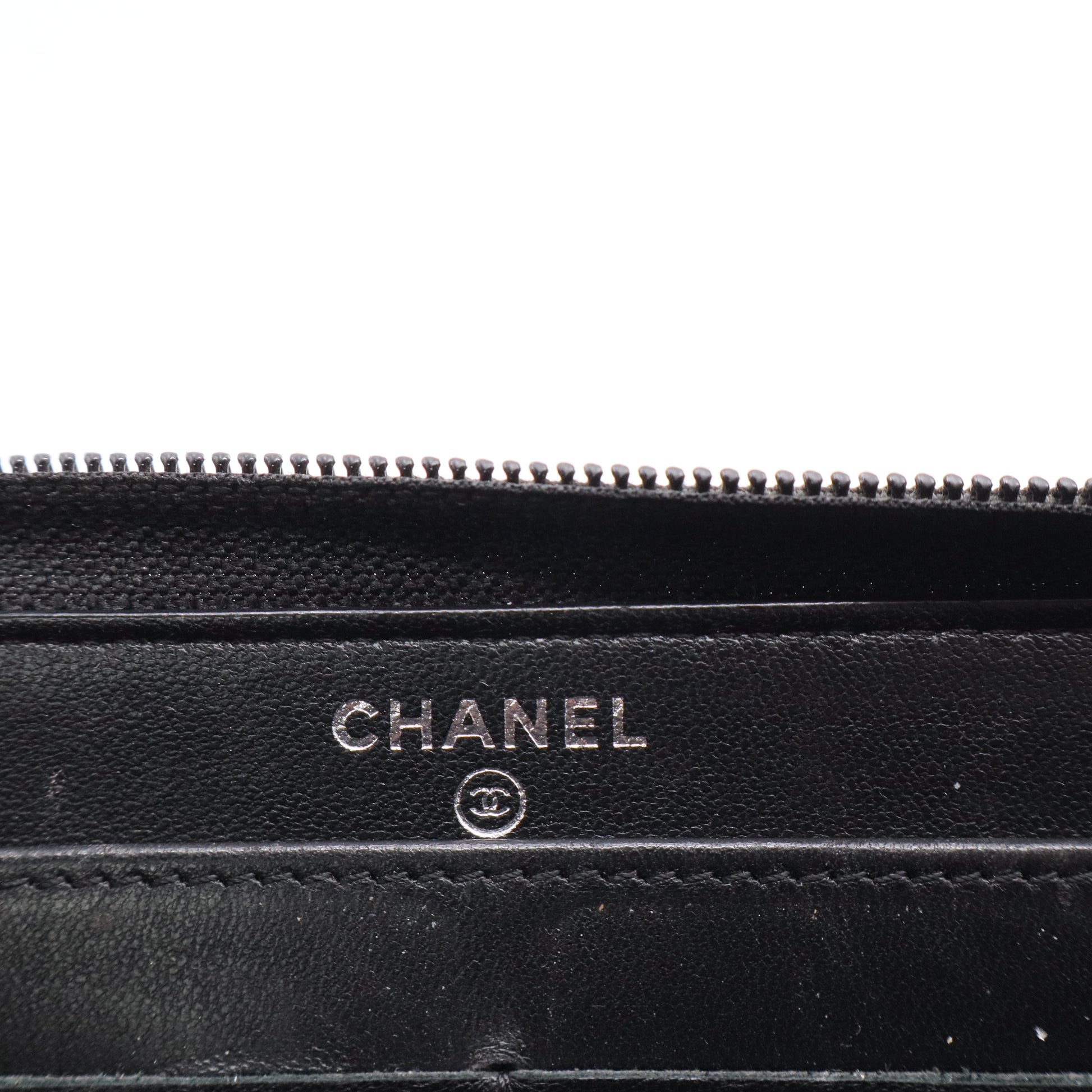 Chanel Boy Zip Around Wallet Quilted Lambskin Long Twins LDJ2747